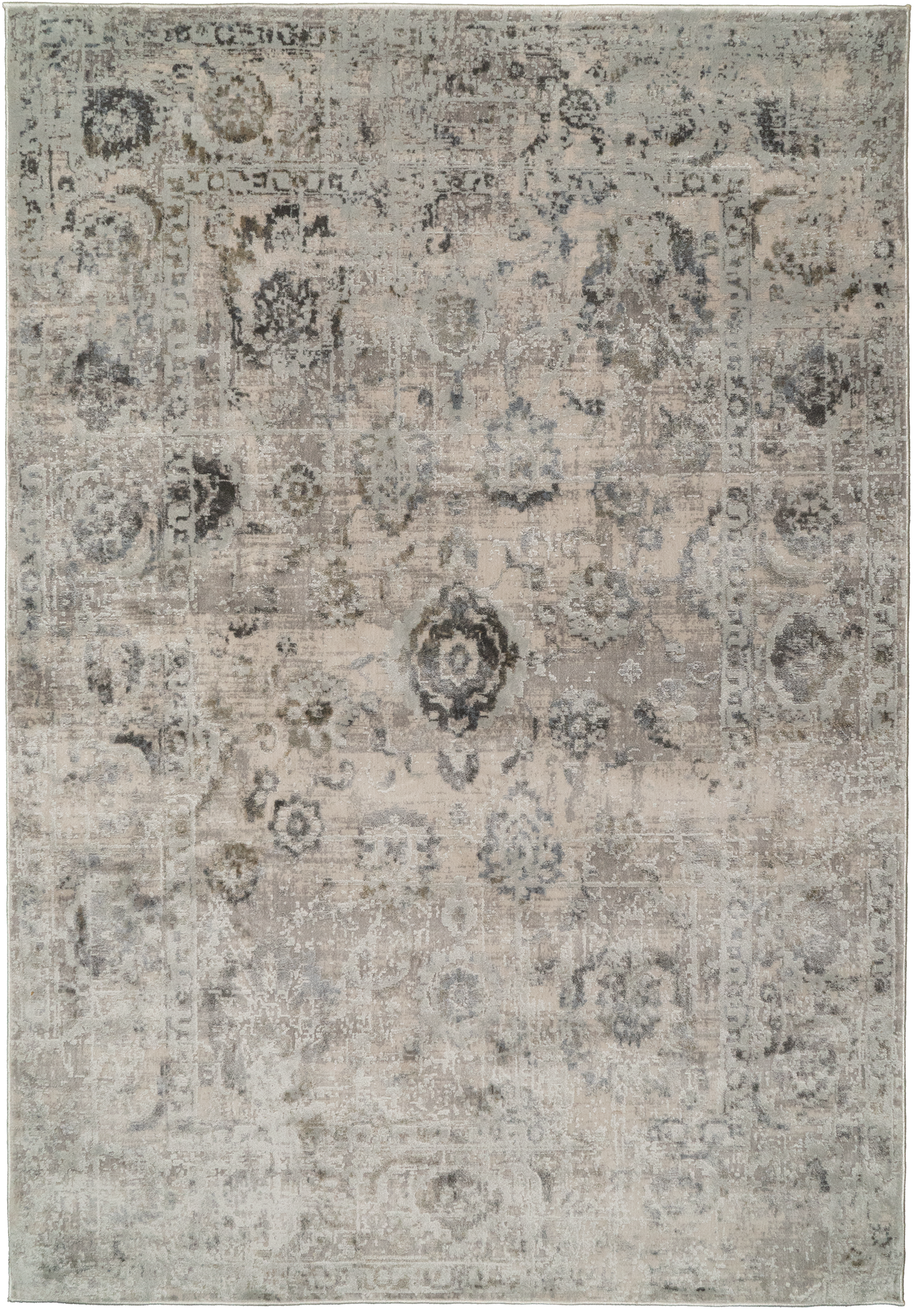 Castilla 3530-190 Ivory/Grey Area Rug