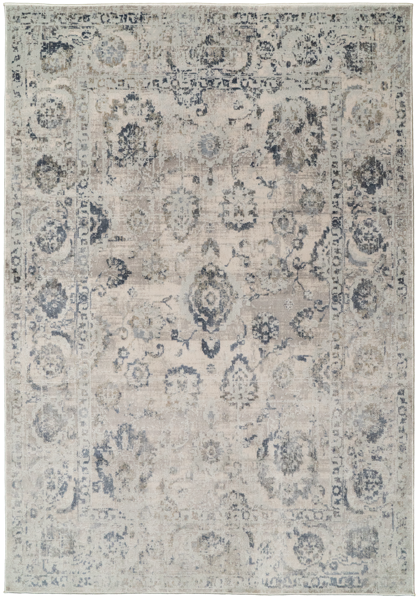 Castilla 3530-950 Grey/Blue Area Rug