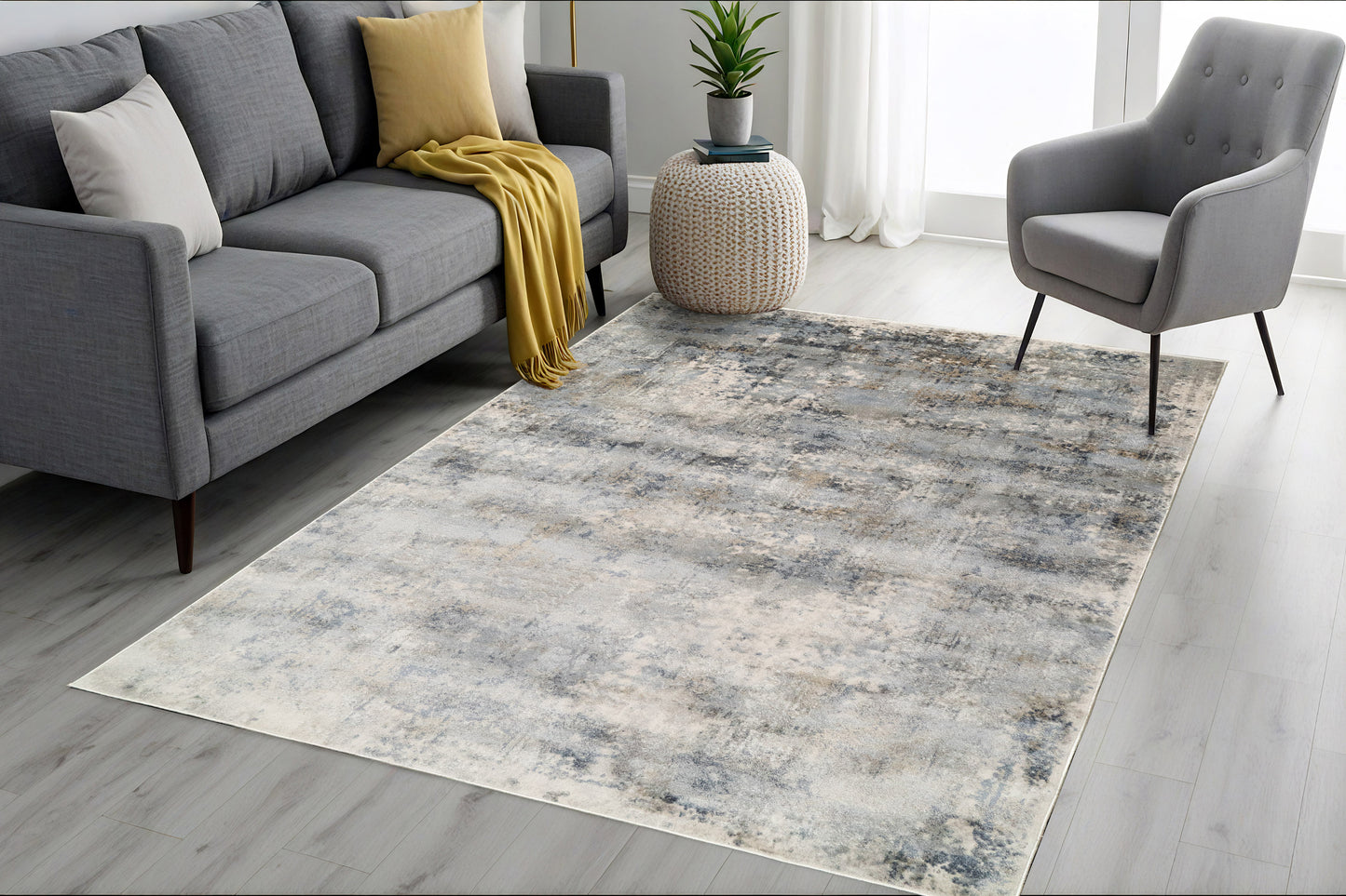 Castilla 3536-190 Cream/Grey Area Rug