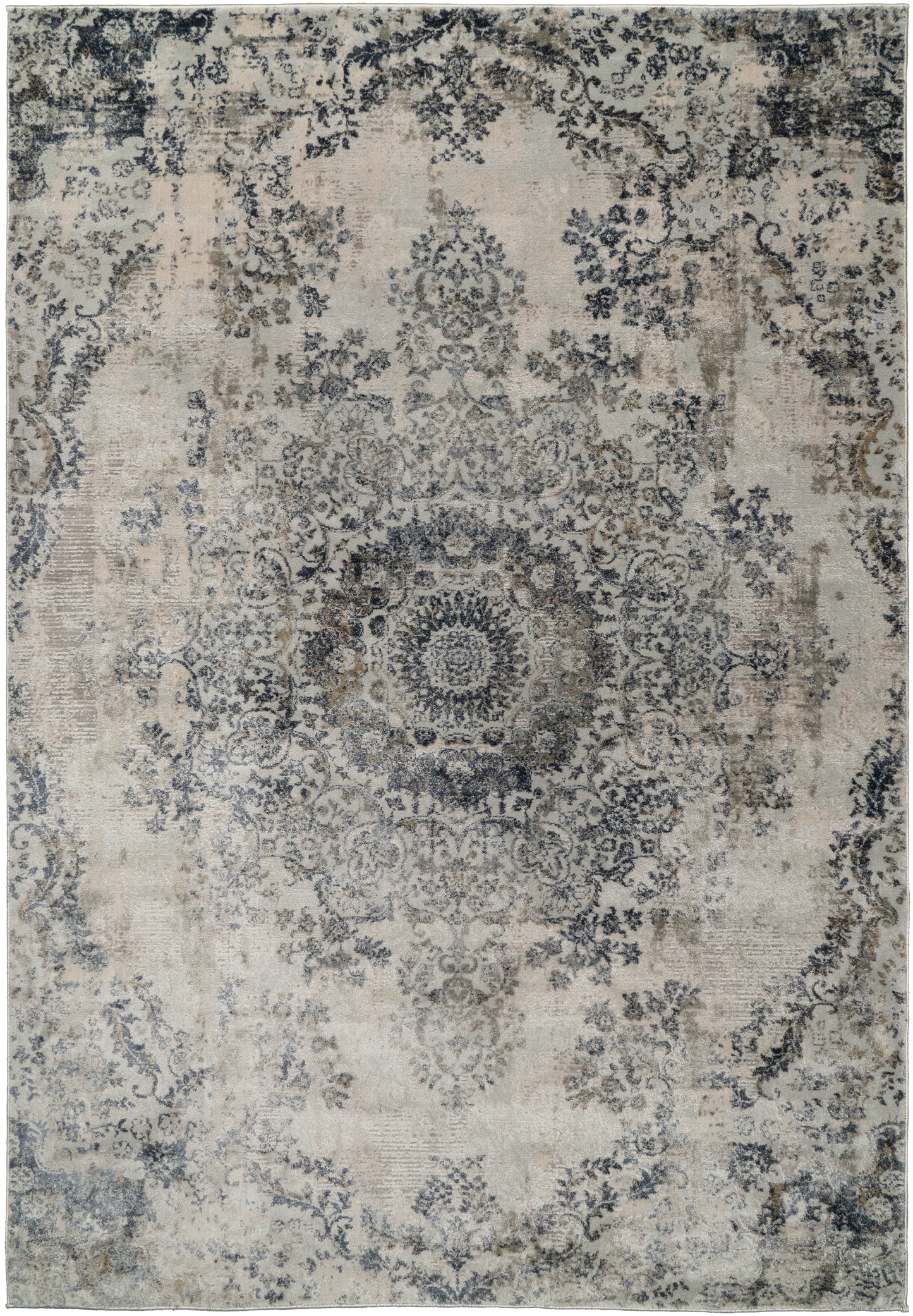 Castilla 3558-950 Grey/Blue Area Rug