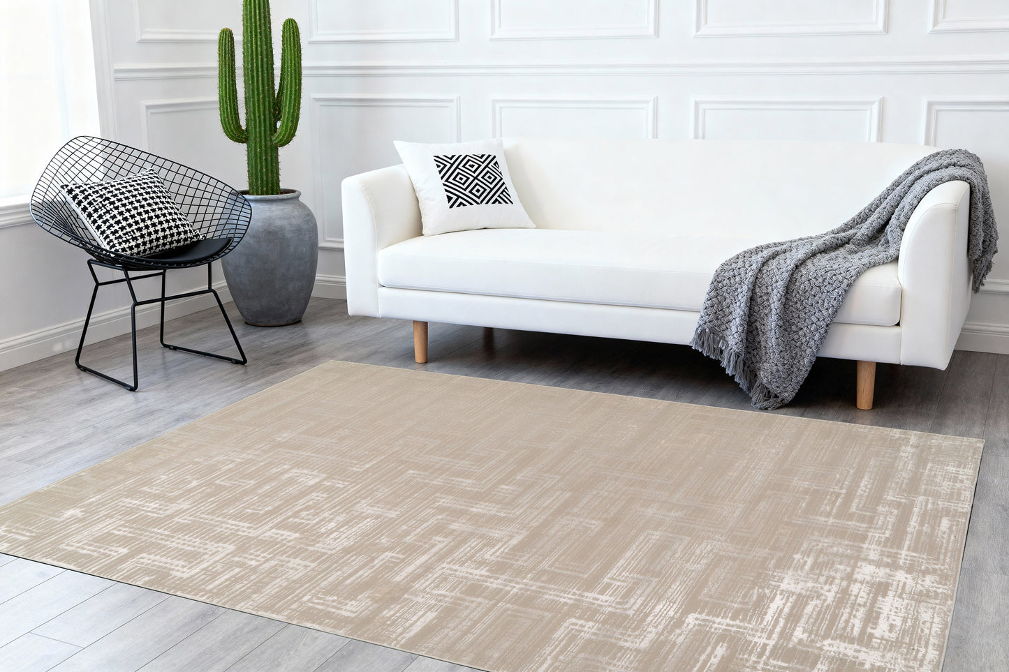 Castor 19502-900 Ivory Area Rug