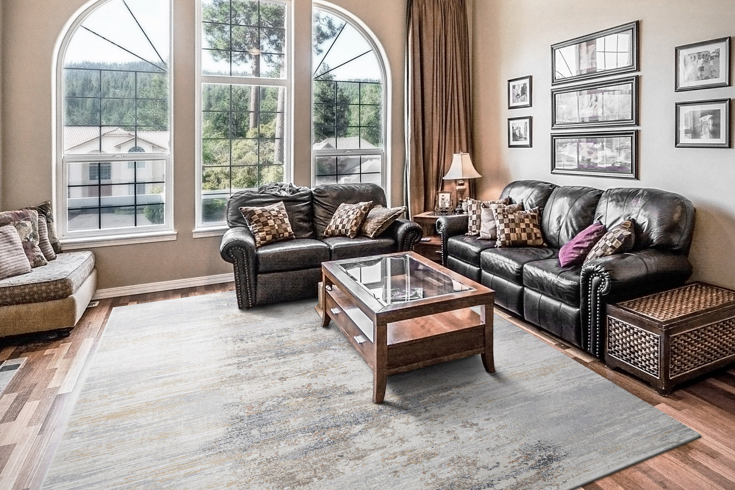 Charlotte 19901-890 Beige/Grey Area Rug
