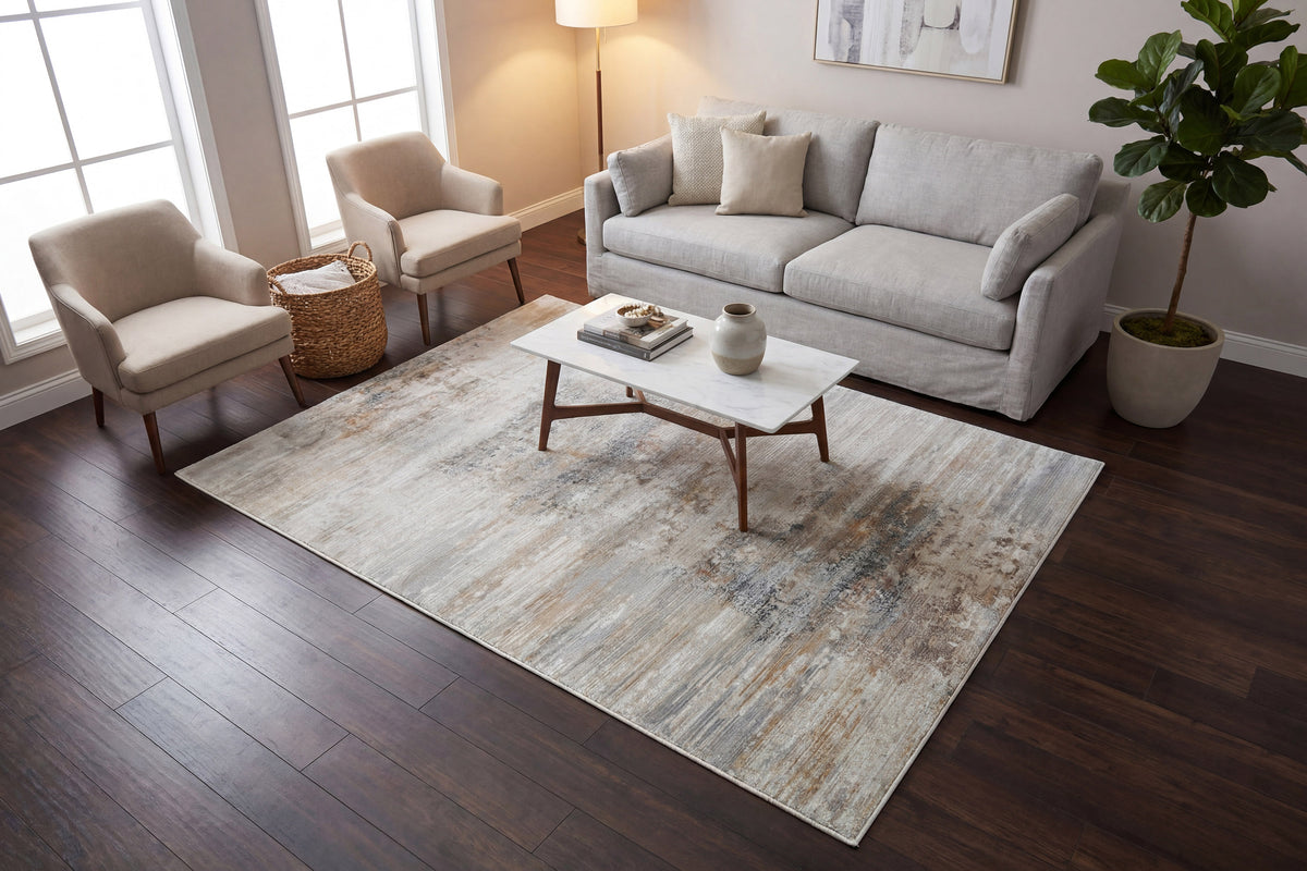 Charlotte 19901-890 Beige/Grey Area Rug