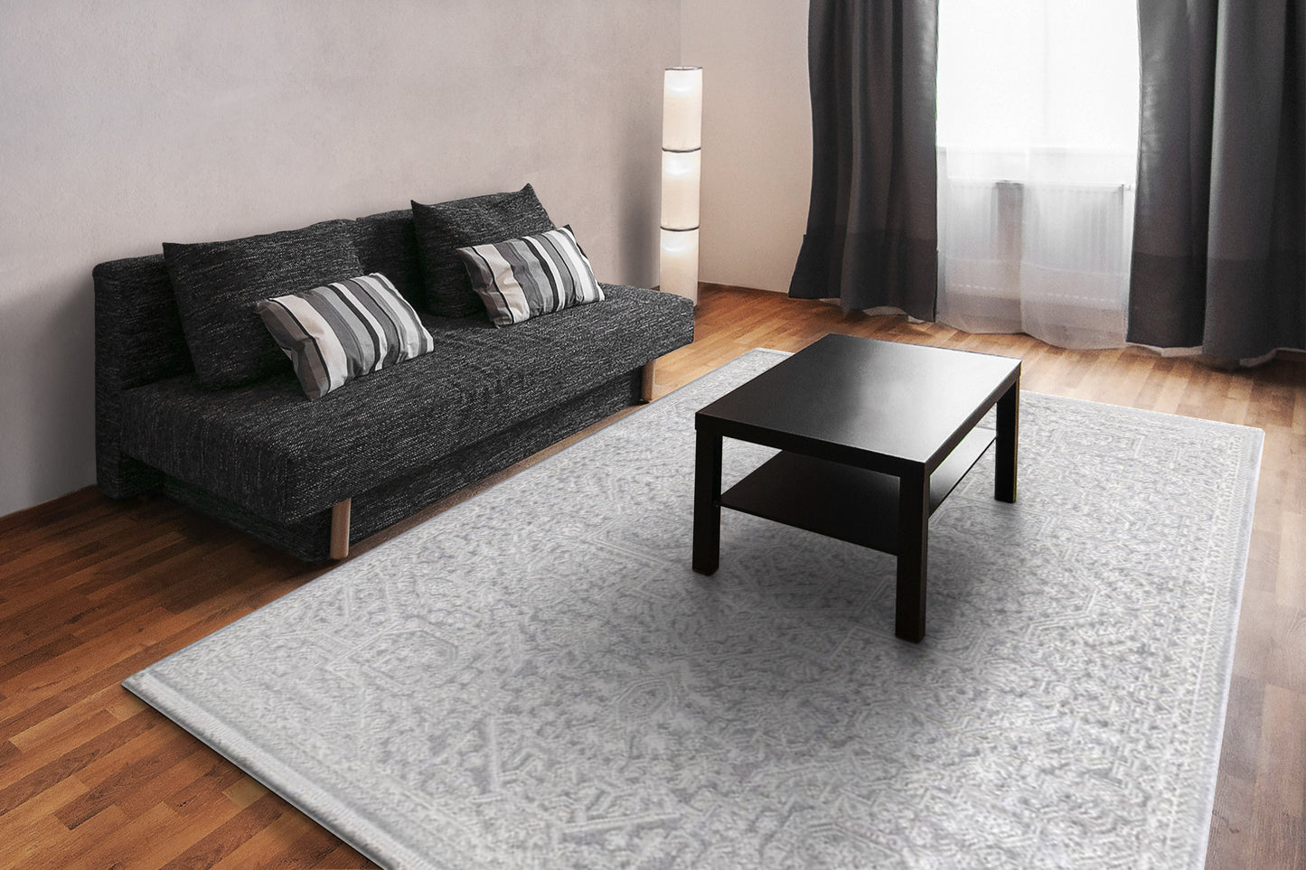 Charlotte 19903-890 Beige/Grey Area Rug