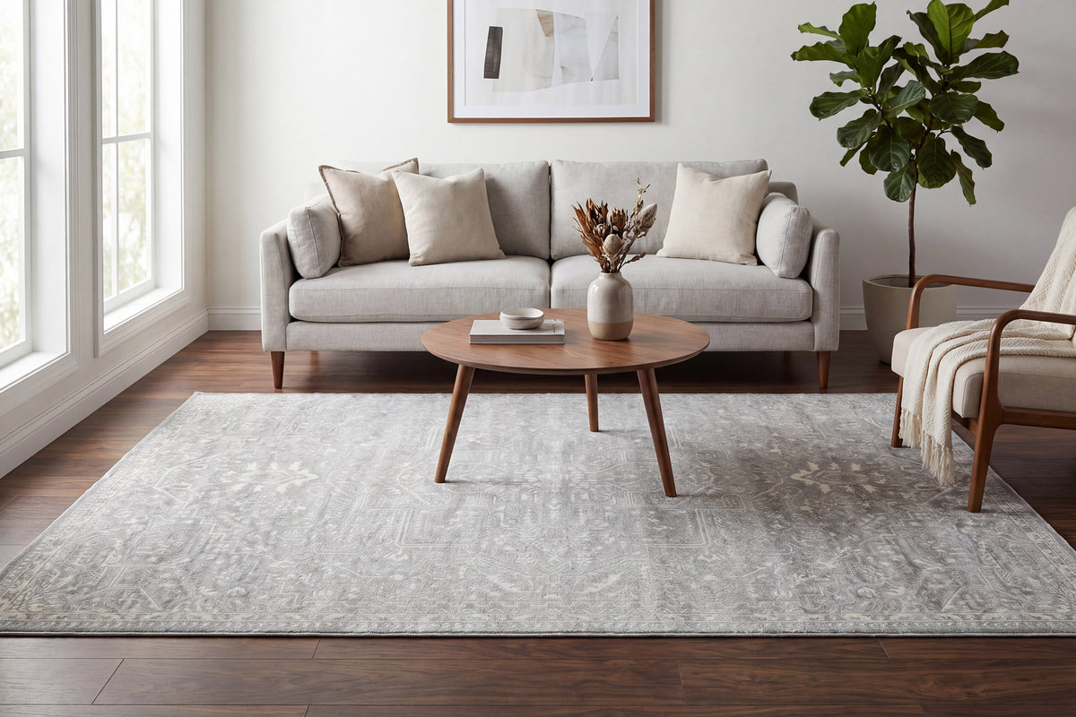 Charlotte 19903-890 Beige/Grey Area Rug