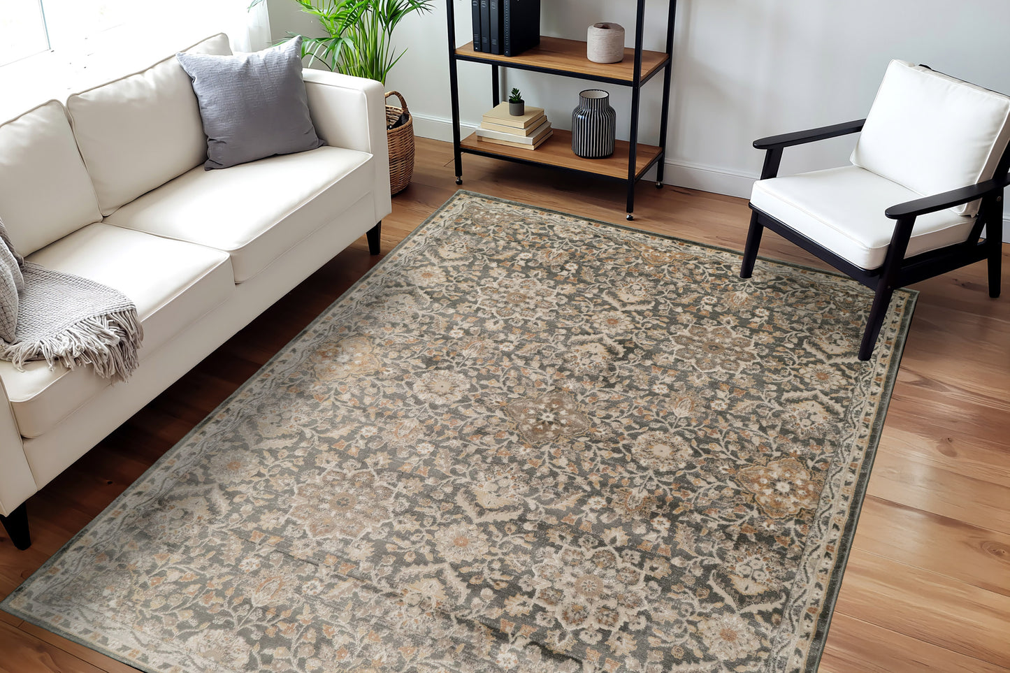 Charlotte 19905-999 Grey/Multi Area Rug