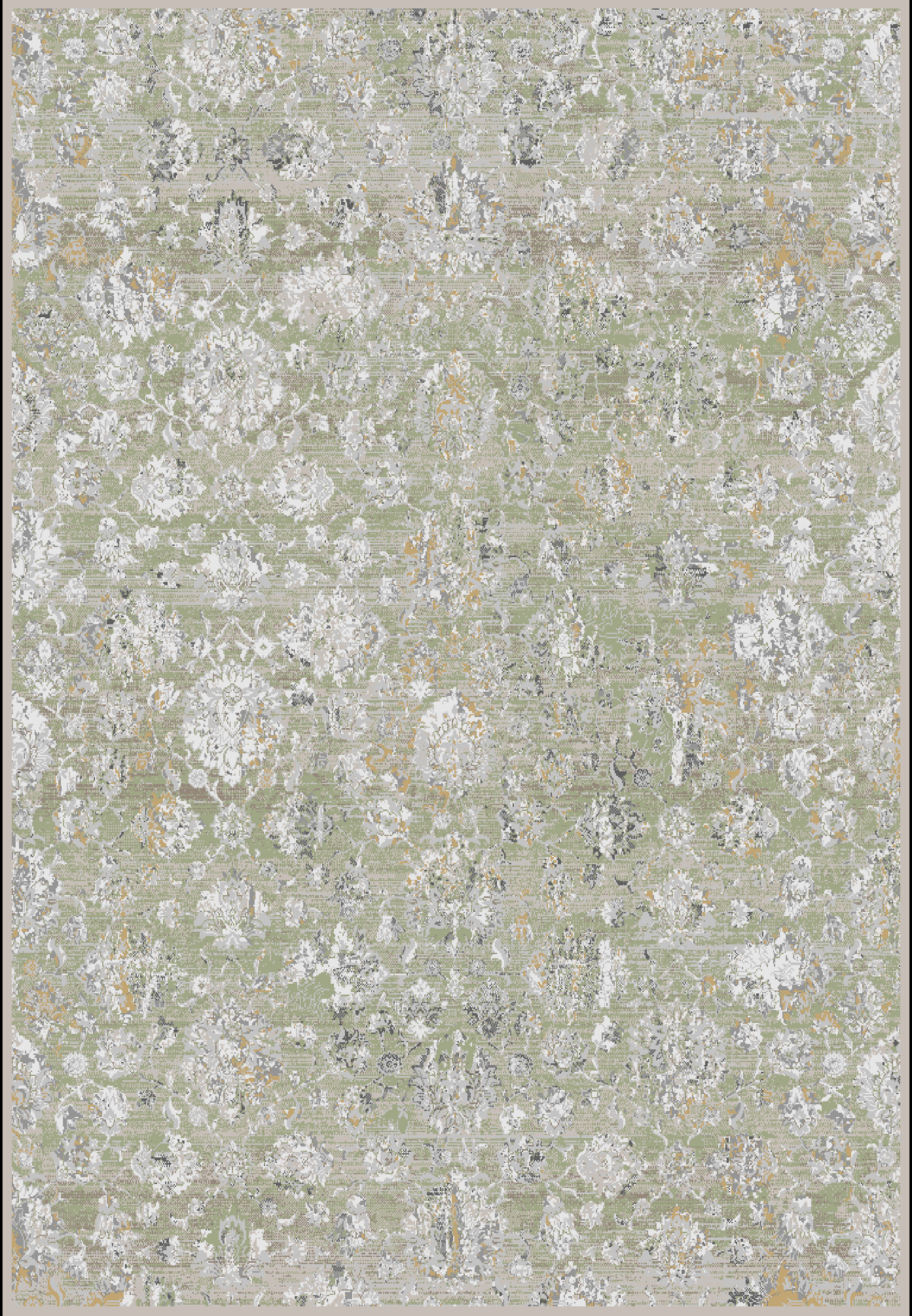 Charlotte 19906-489 Sage/Beige/Grey Area Rug