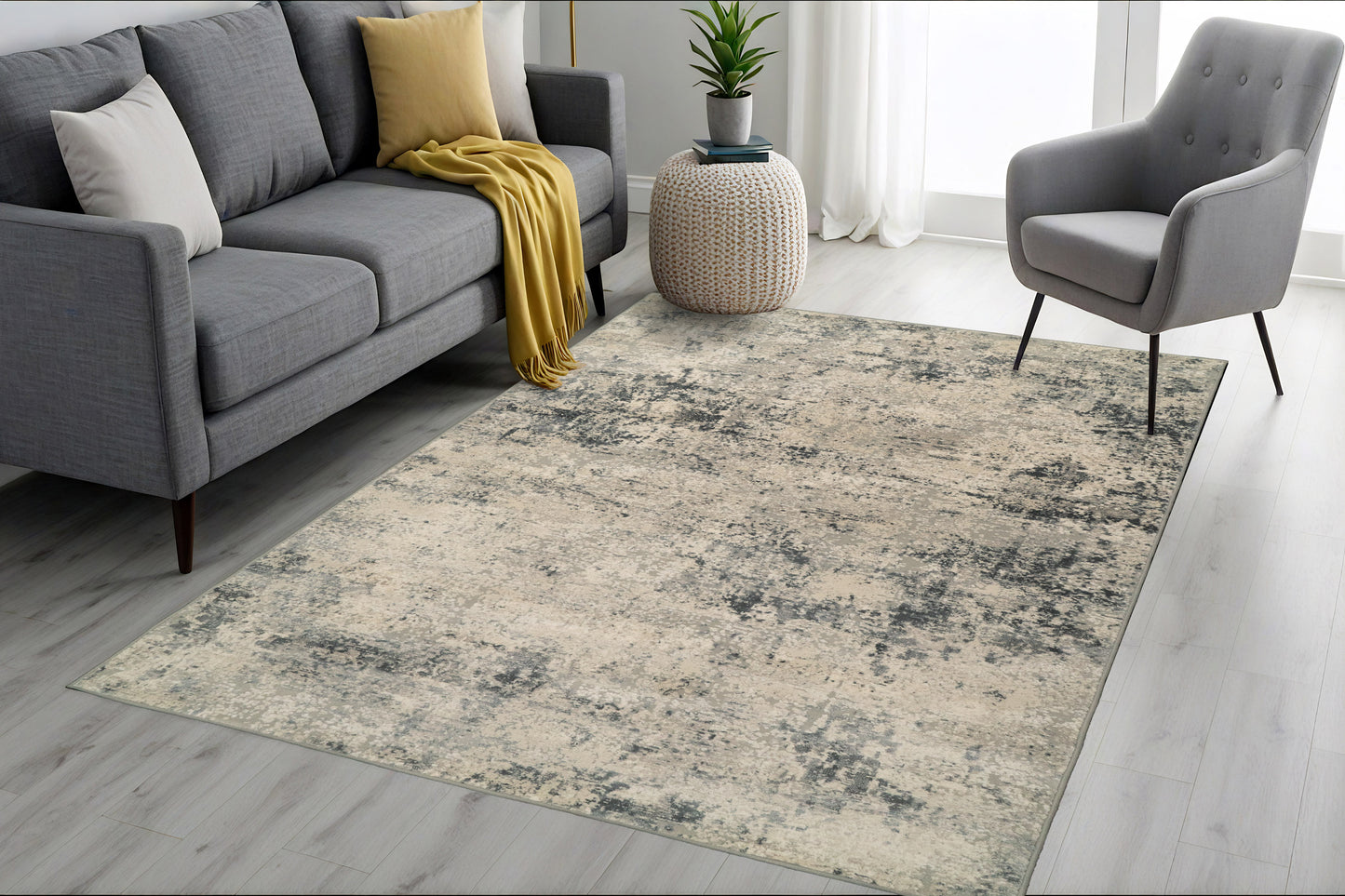 Couture 52029-6454 Ivory/Grey Area Rug