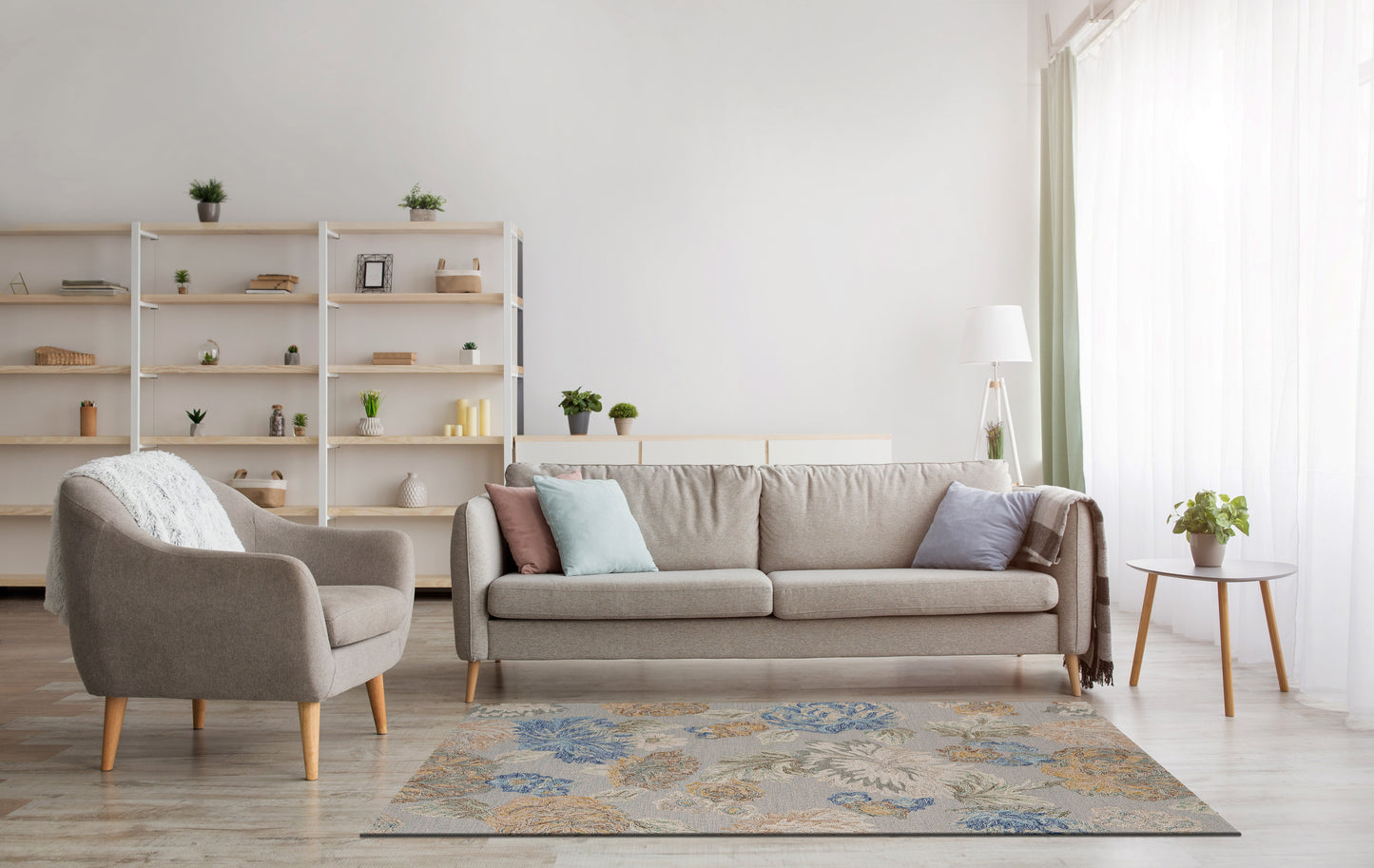 Daisy 9090-499 Sage/Multi Area Rug