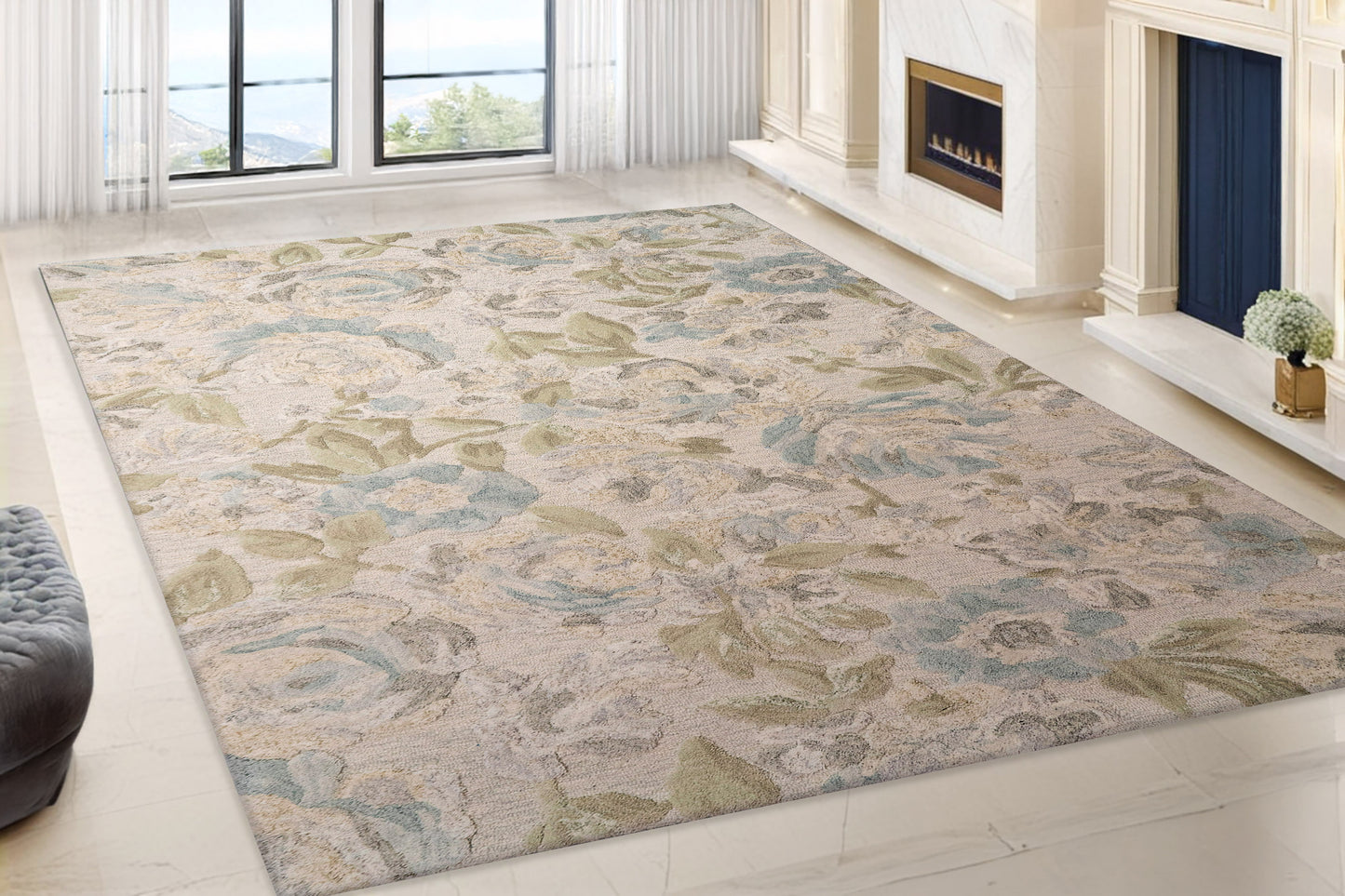 Daisy 9092-499 Sage/Multi Area Rug
