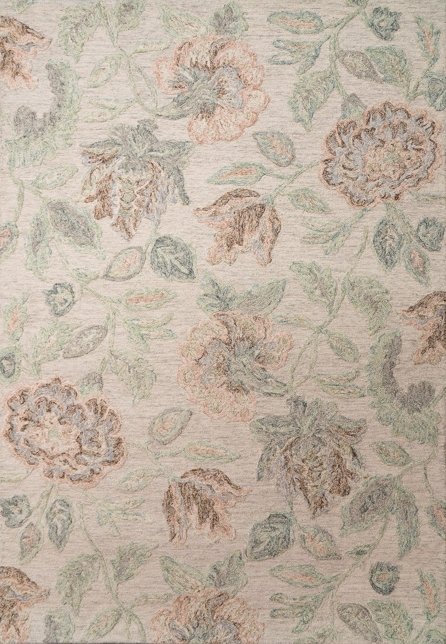 Daisy 9095-846 Beige/Sage/Rust Area Rug