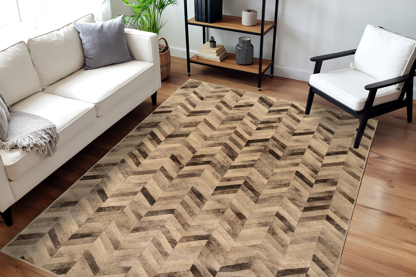 Eclipse 63226-4343 Silver Area Rug