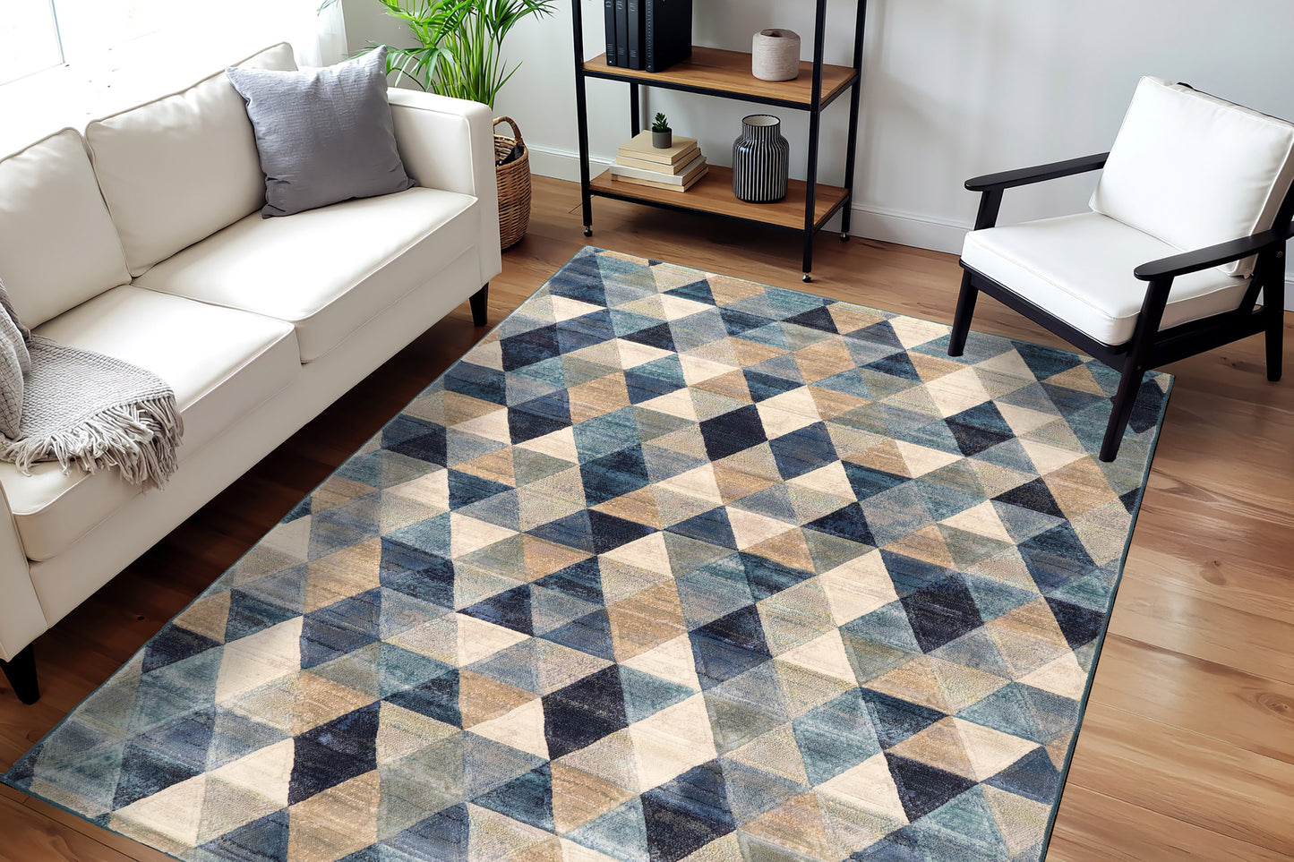 Eclipse 63263-5161 Blue/Multi Area Rug