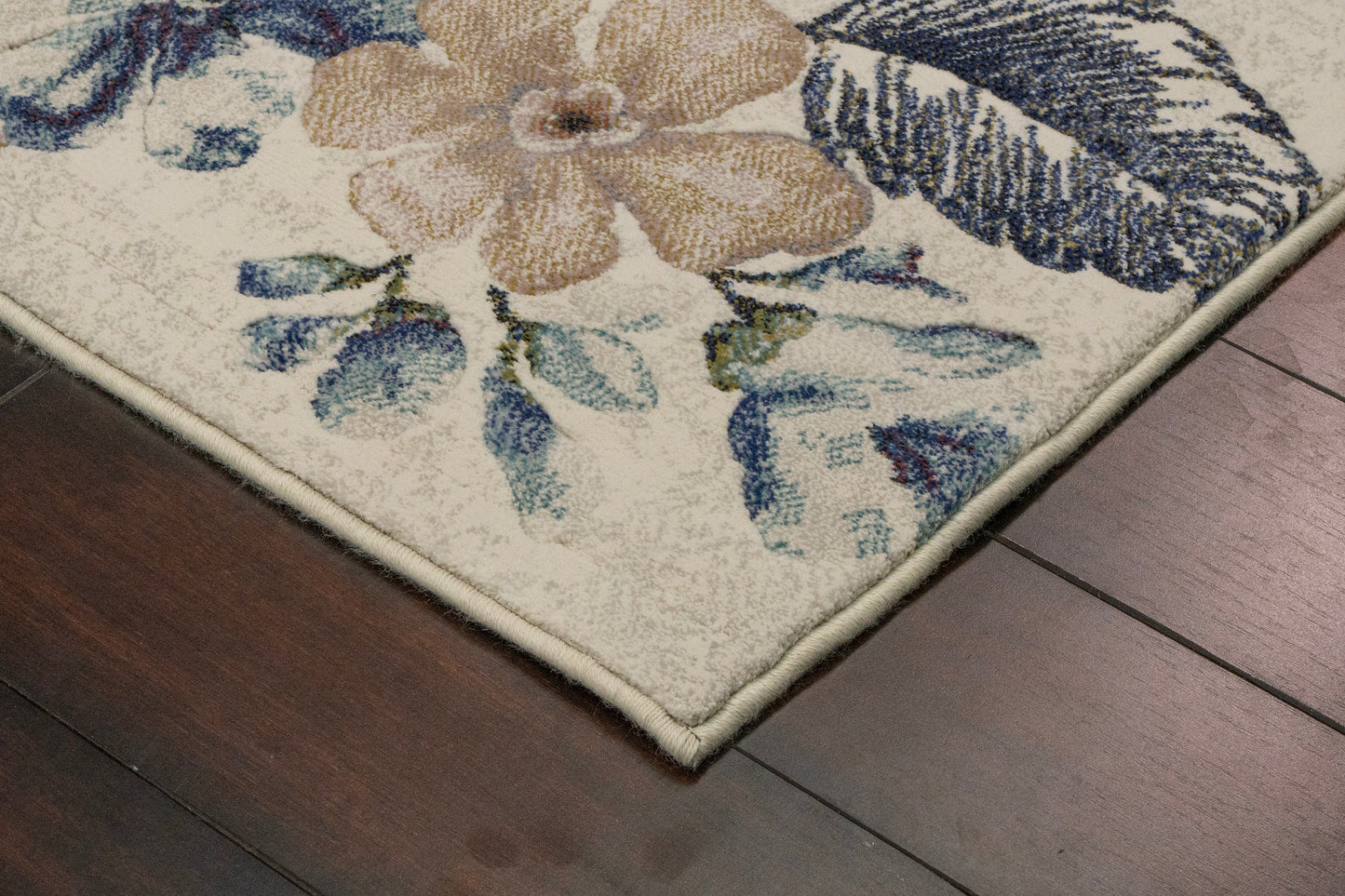 Eclipse 63322-6141 Cream/Blue Area Rug