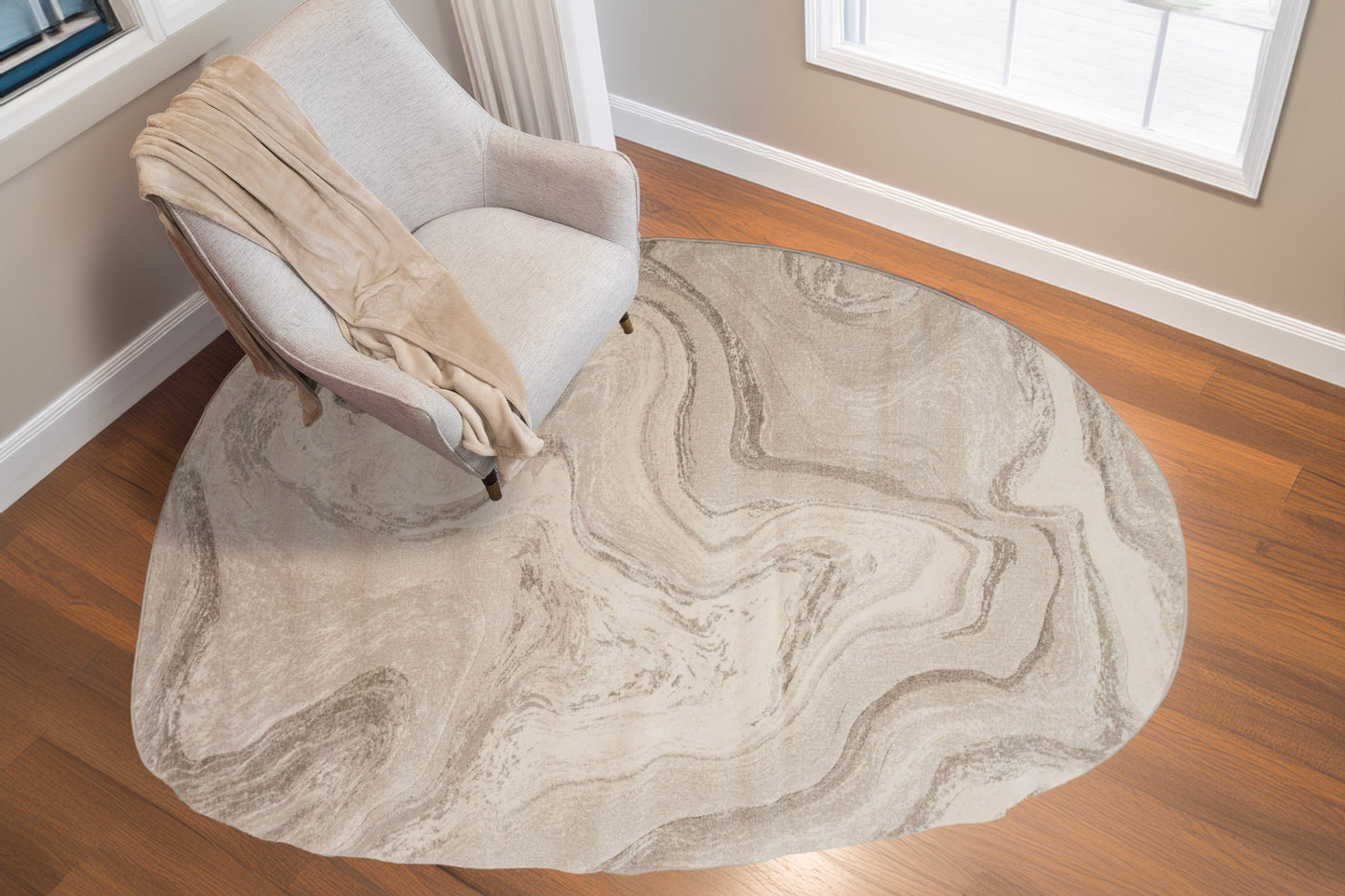 Eclipse 63436-6575 Beige Area Rug