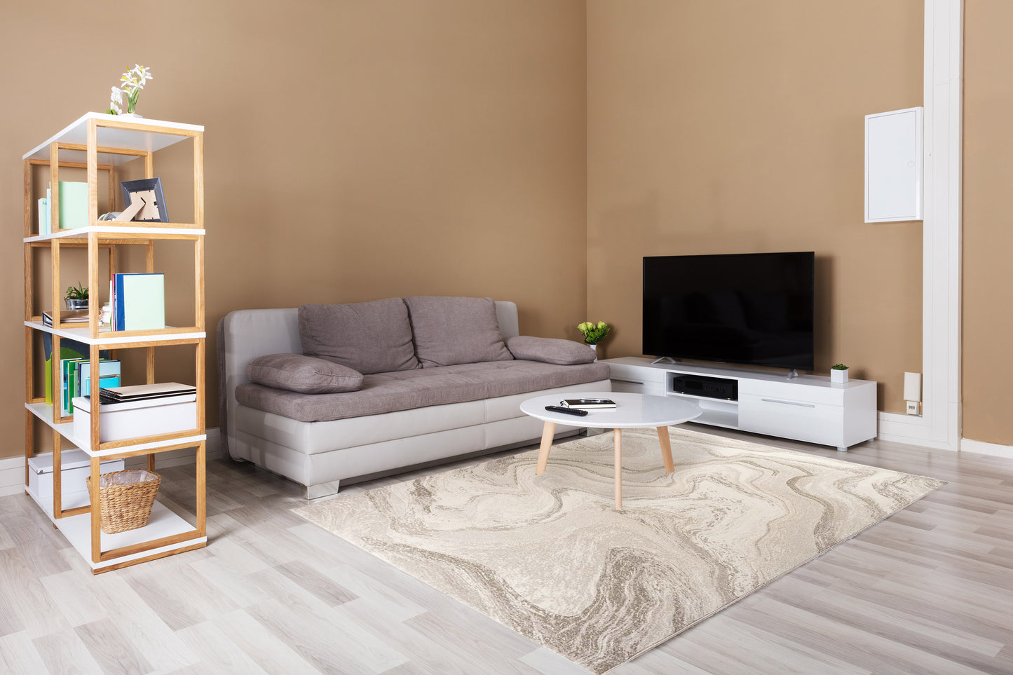 Eclipse 63436-6575 Beige Area Rug
