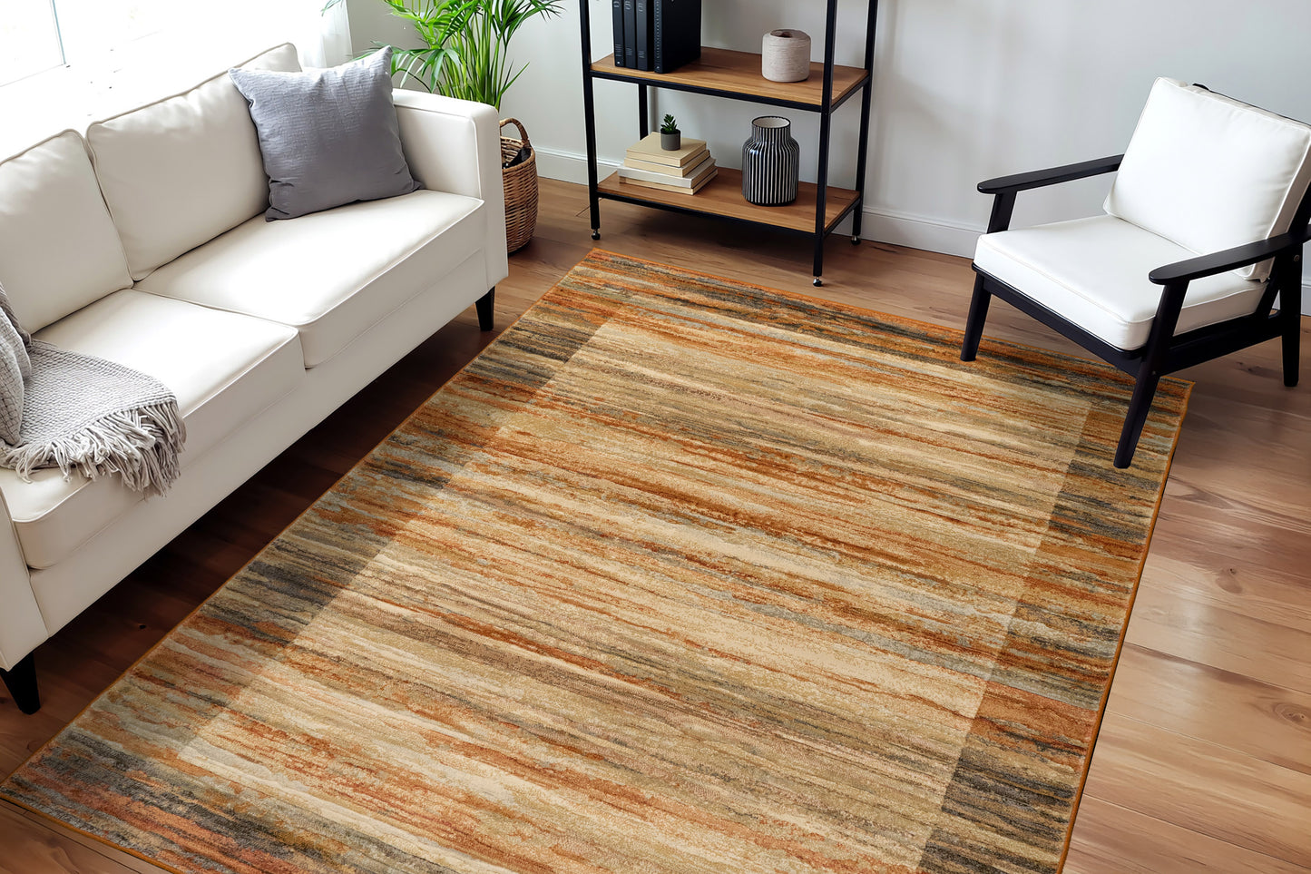 Eclipse 79138-6888 Multi/Spice Area Rug