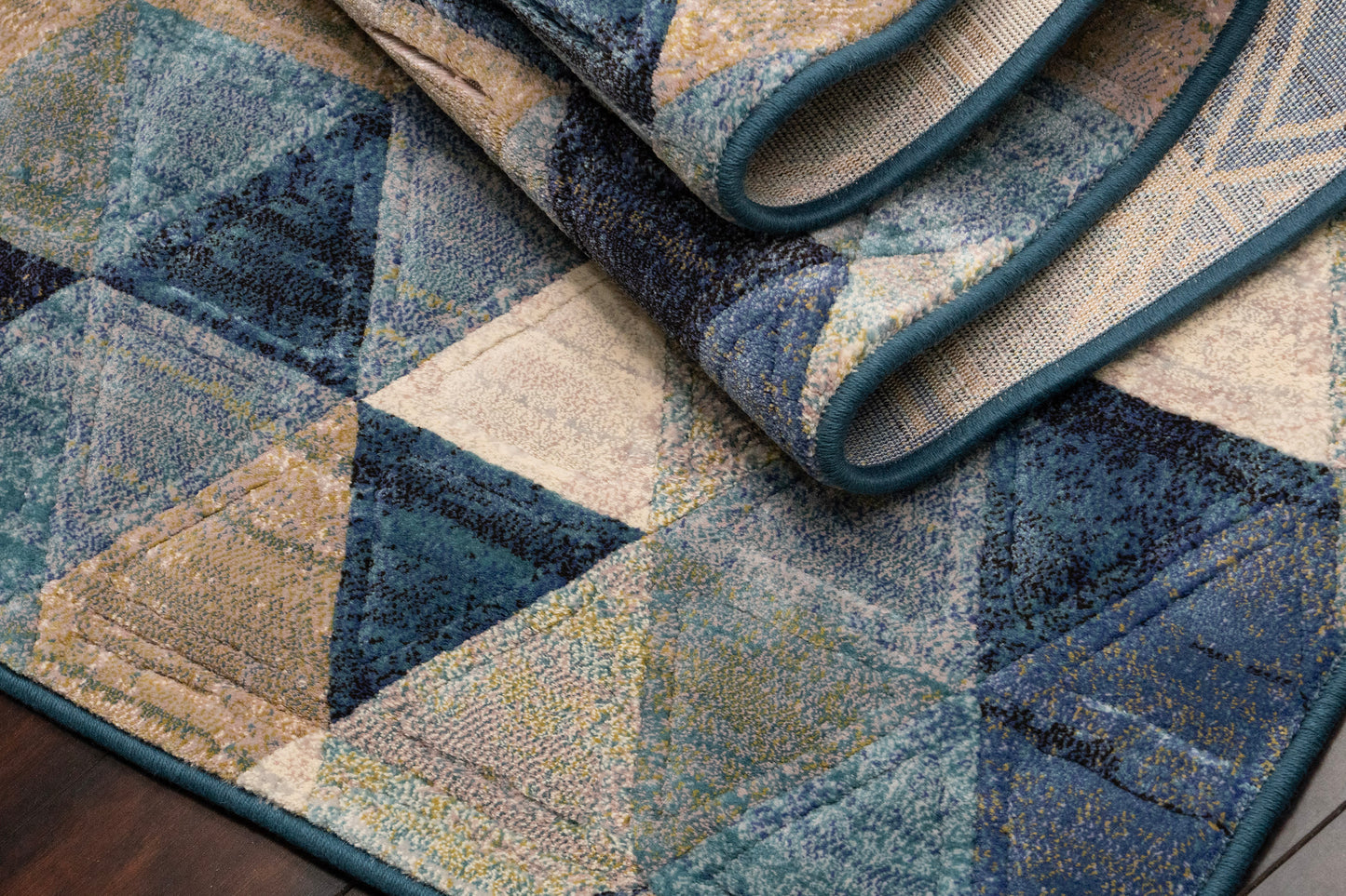 Eclipse 63263-5161 Blue/Multi Area Rug