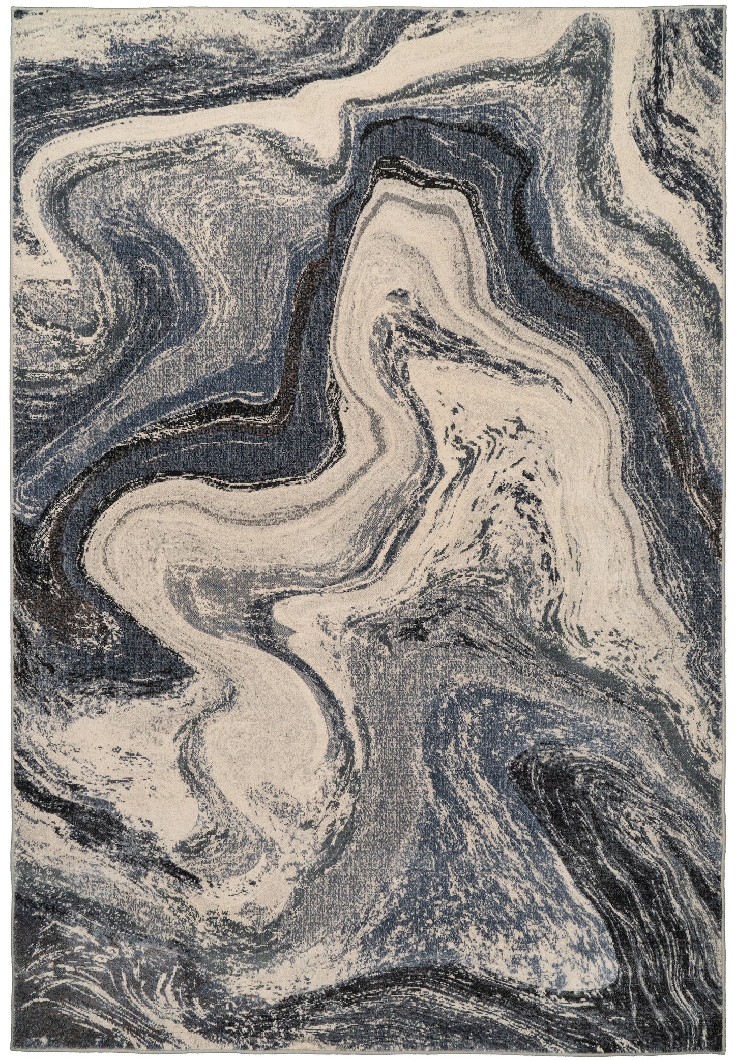 Eclipse 63436-5656 Grey/Cream Area Rug