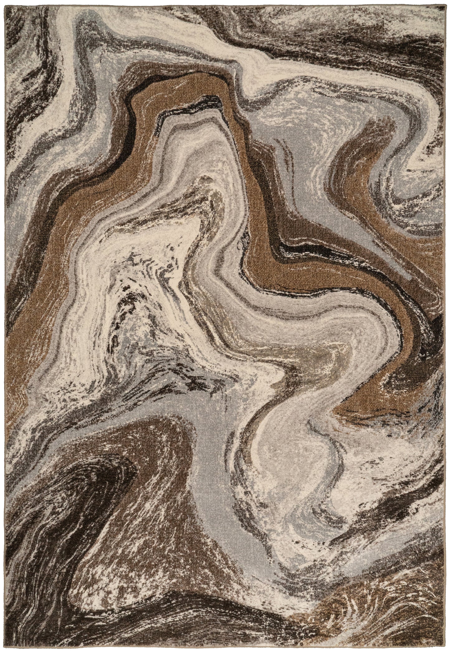 Eclipse 63436-9283 Cream/Mocha Area Rug