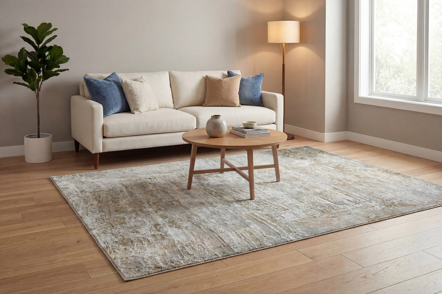 Eden 10940-170 Cream/Gold Area Rug