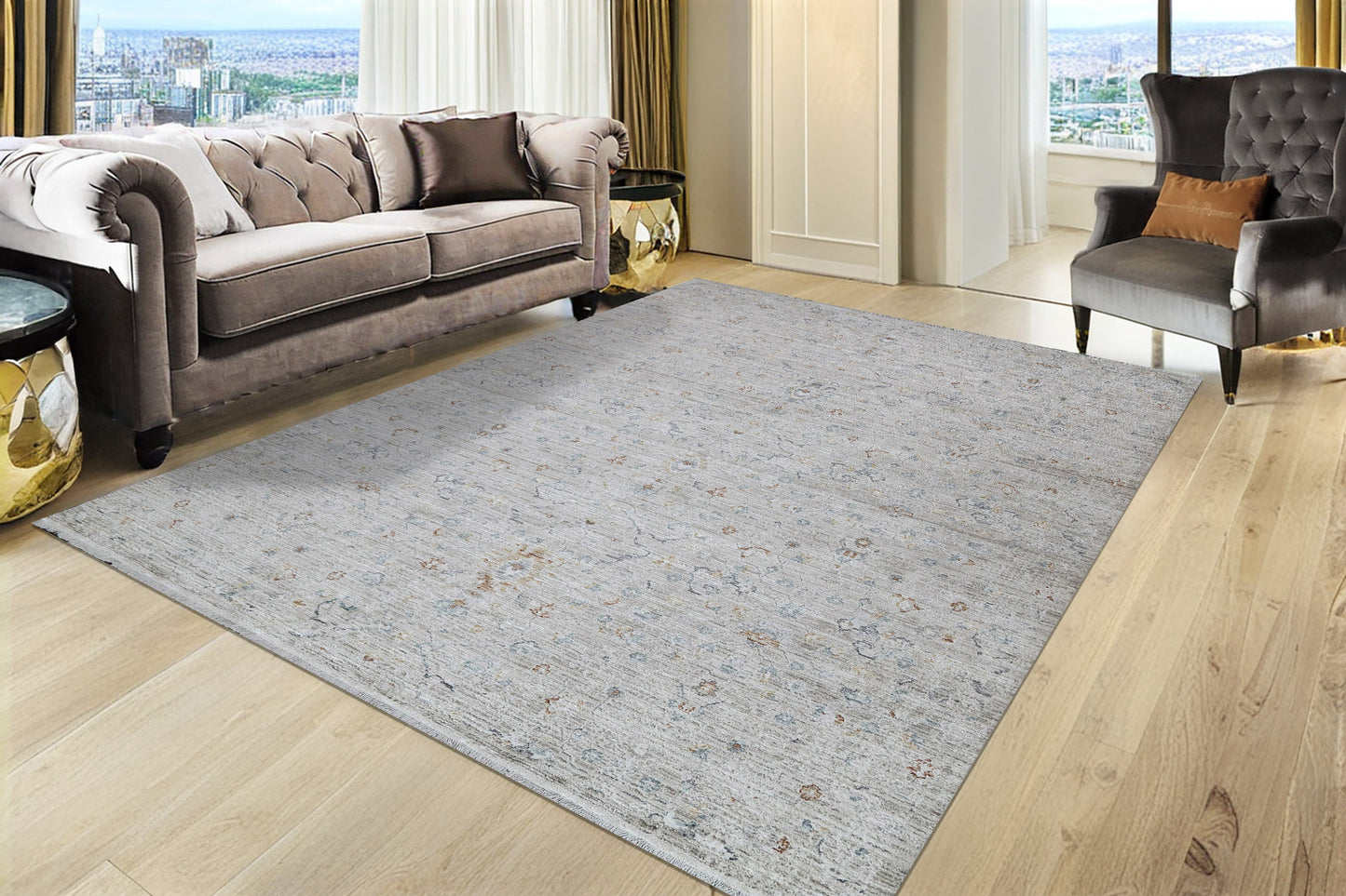 Fiora 17230-180 Cream/Taupe Area Rug