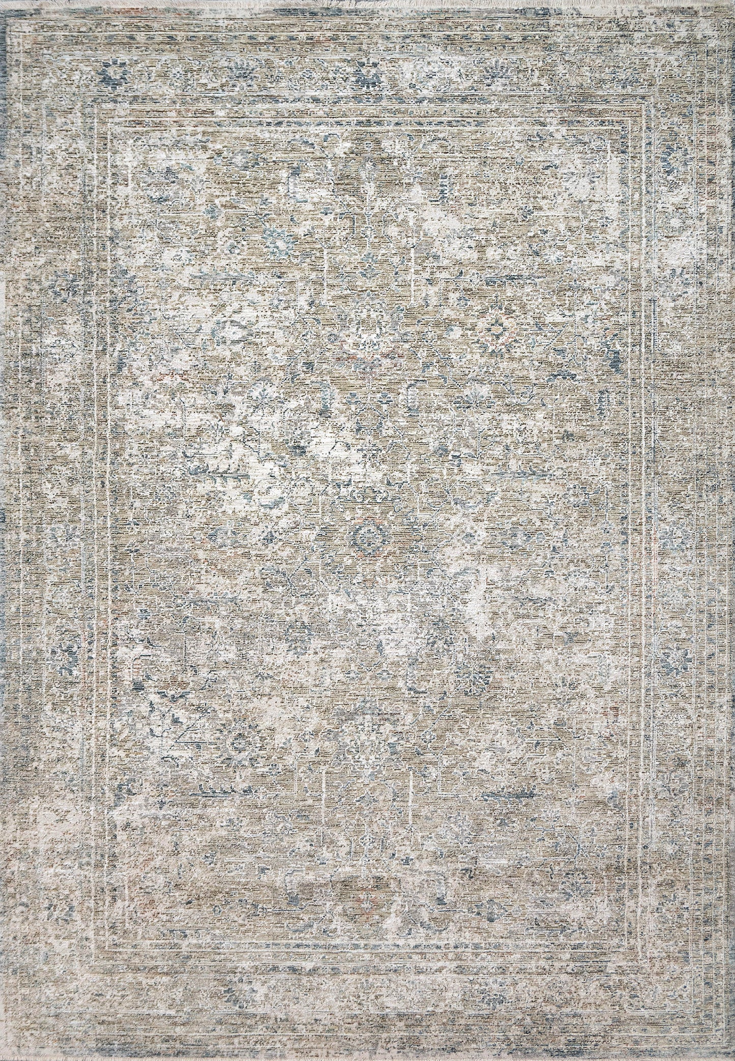 Flare 14741-815 Beige/Ivory/Blue Area Rug