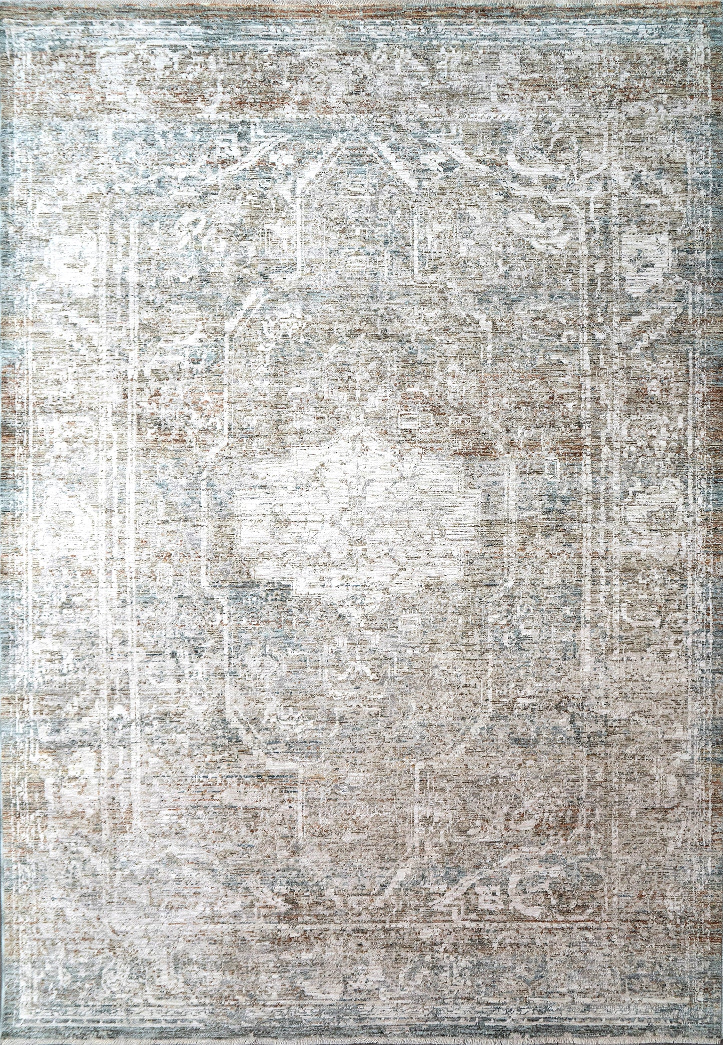 Flare 14743-815 Beige/Ivory/Blue Area Rug
