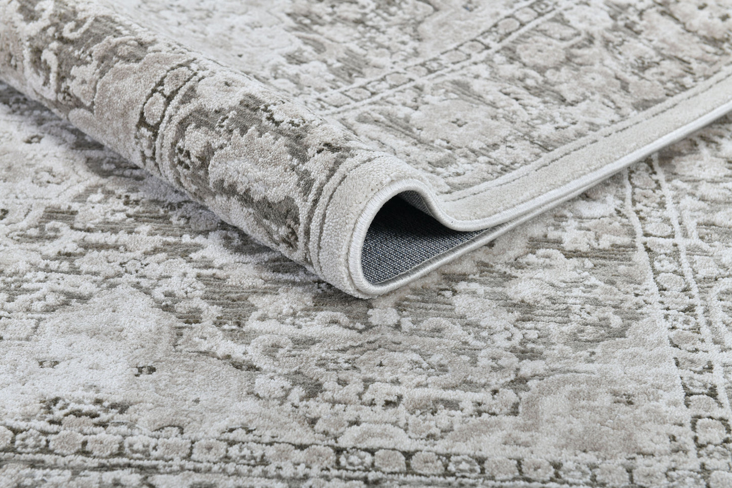 Hamilton 10605-990 Grey/Dark Grey Area Rug