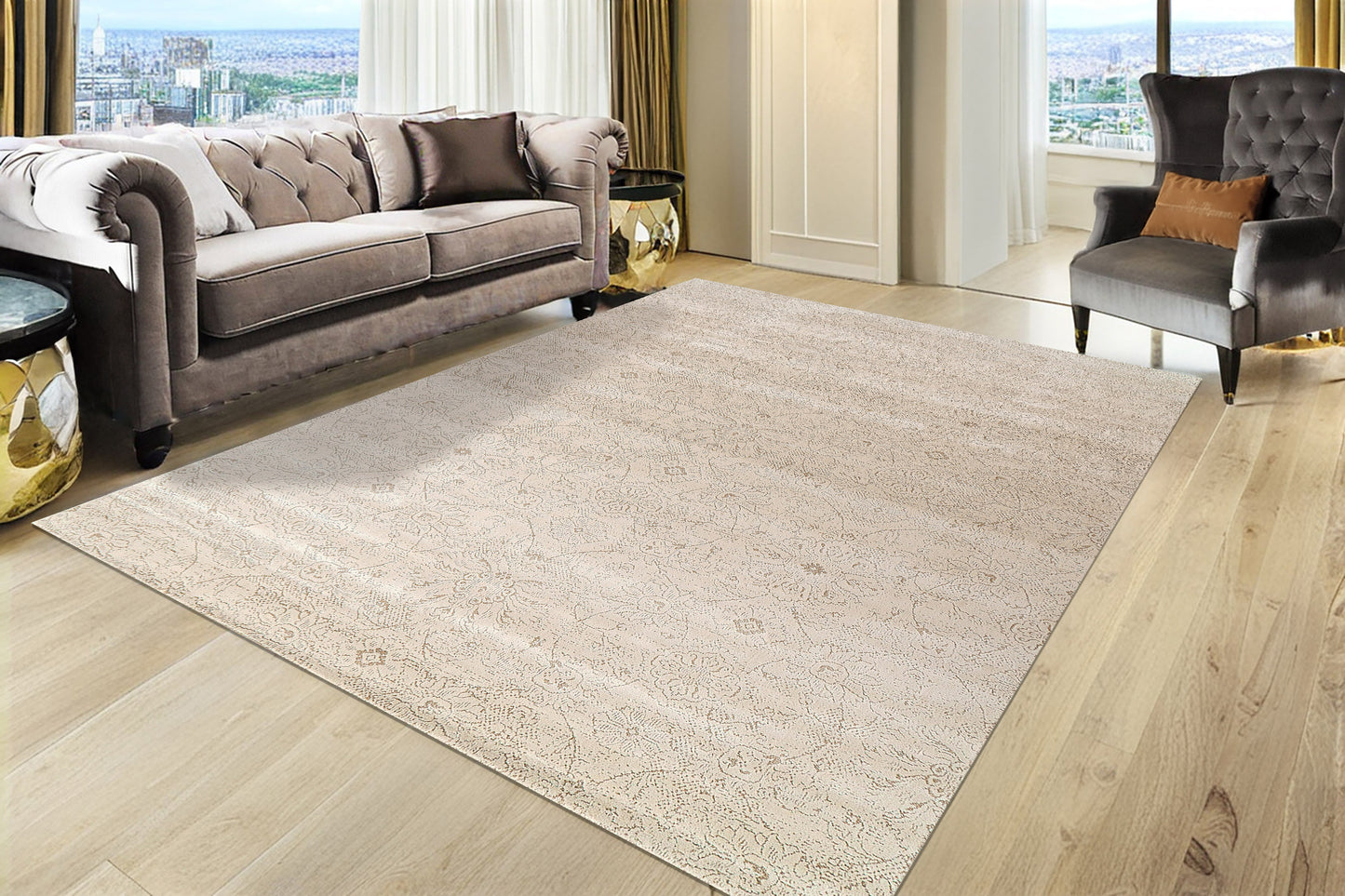Harmony 59002-9595 Beige/Ivory Area Rug