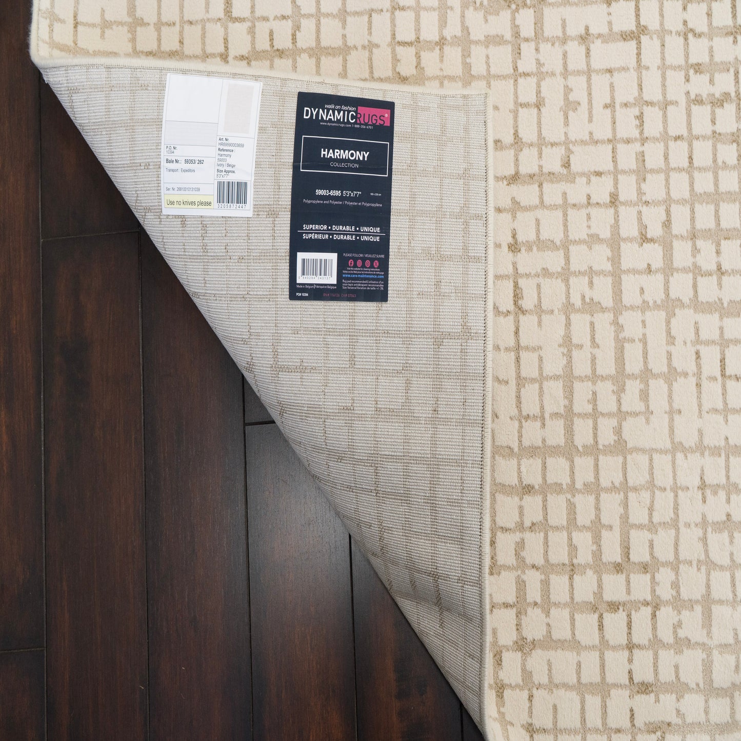 Harmony 59003-6595 Ivory/Beige Area Rug