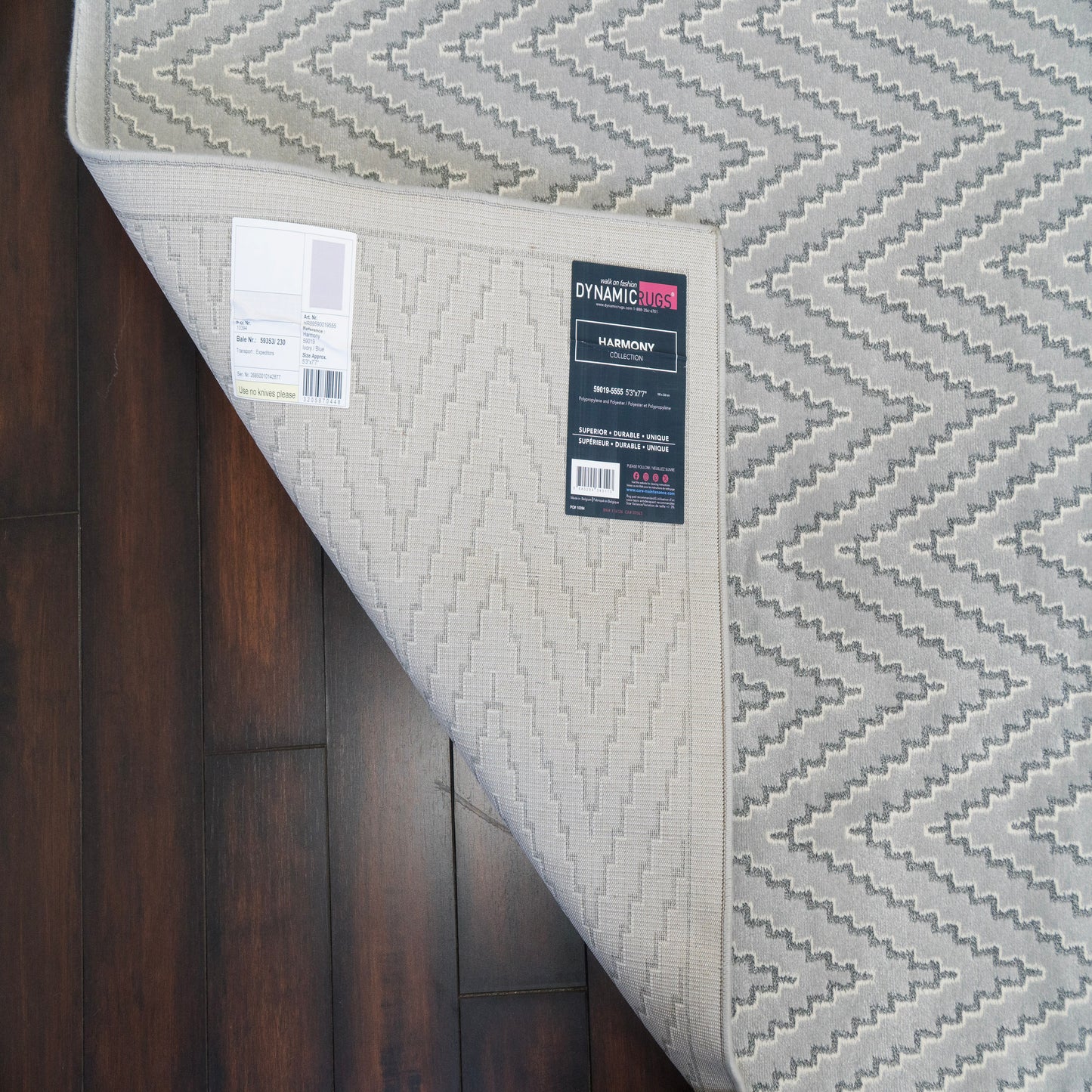 Harmony 59019-5555 Ivory/Blue Area Rug