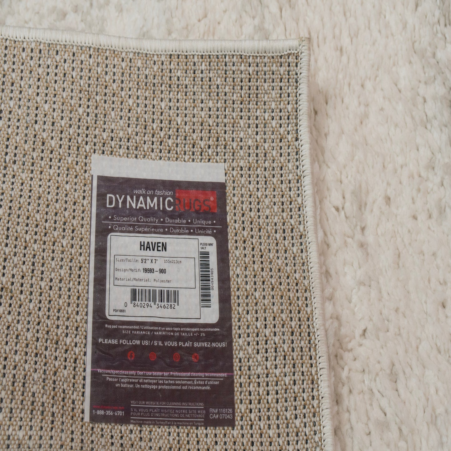 Haven 19593-900 Grey Area Rug