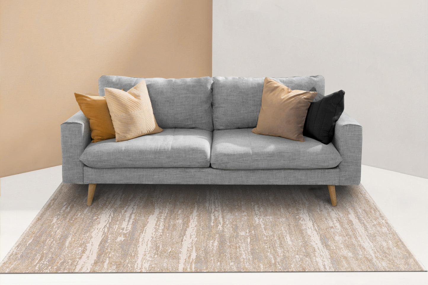 Irving 15550-880 Beige/Brown Area Rug