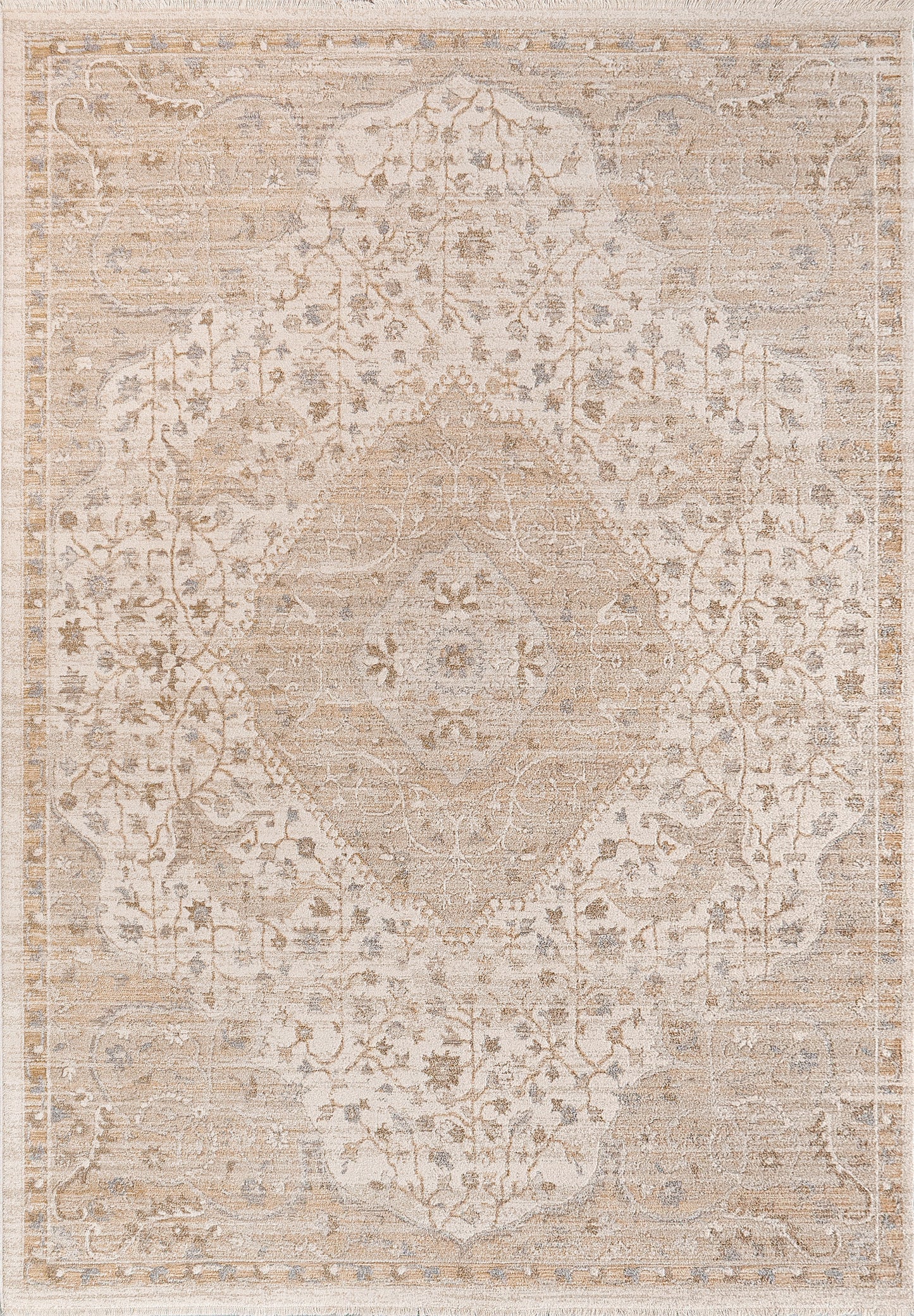 Irving 15558-816 Beige/Cream/Rust Area Rug