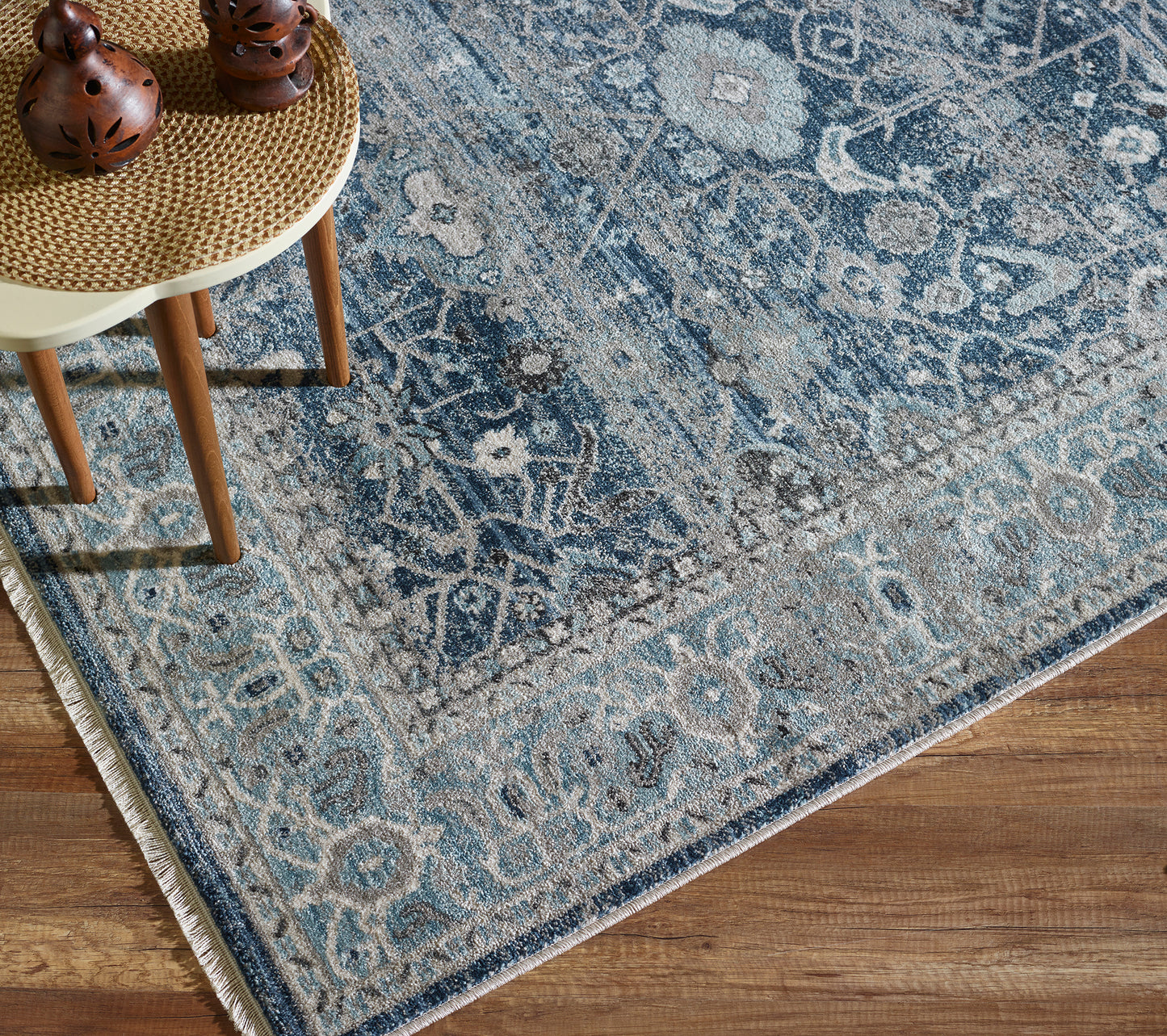 Adorn 550-6881 Blue Area Rug