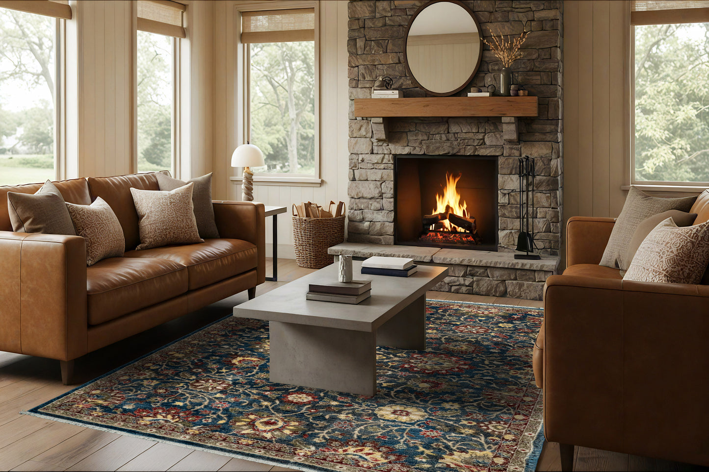 Adorn 505-6883 Navy Area Rug