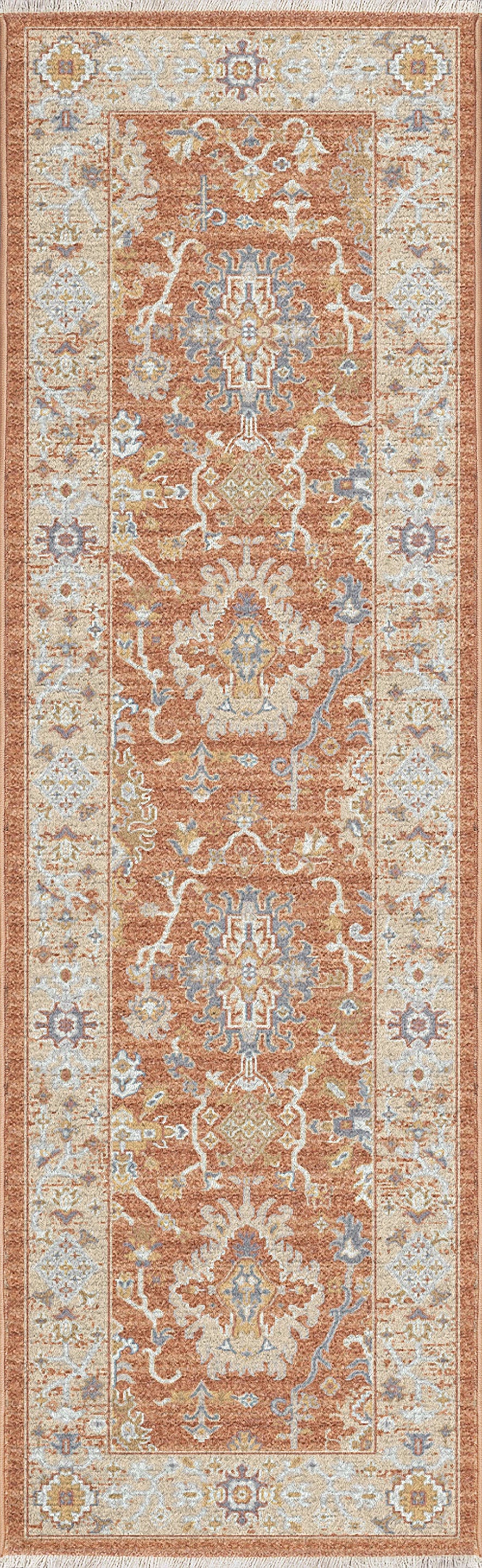 Adorn 619-6885 Rust/Ivory/Multi Area Rug