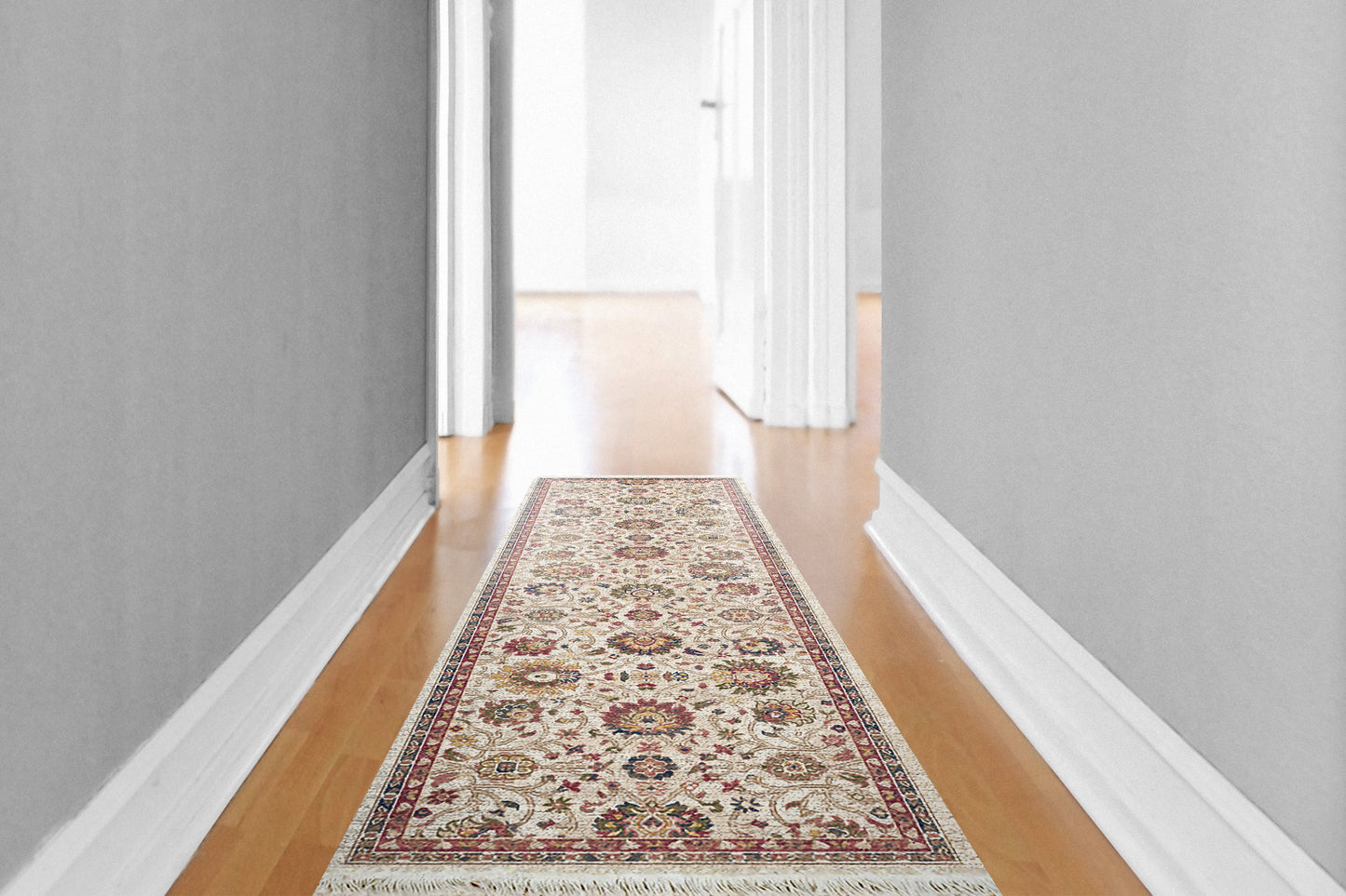 Adorn 130-6883 Ivory/Red Area Rug