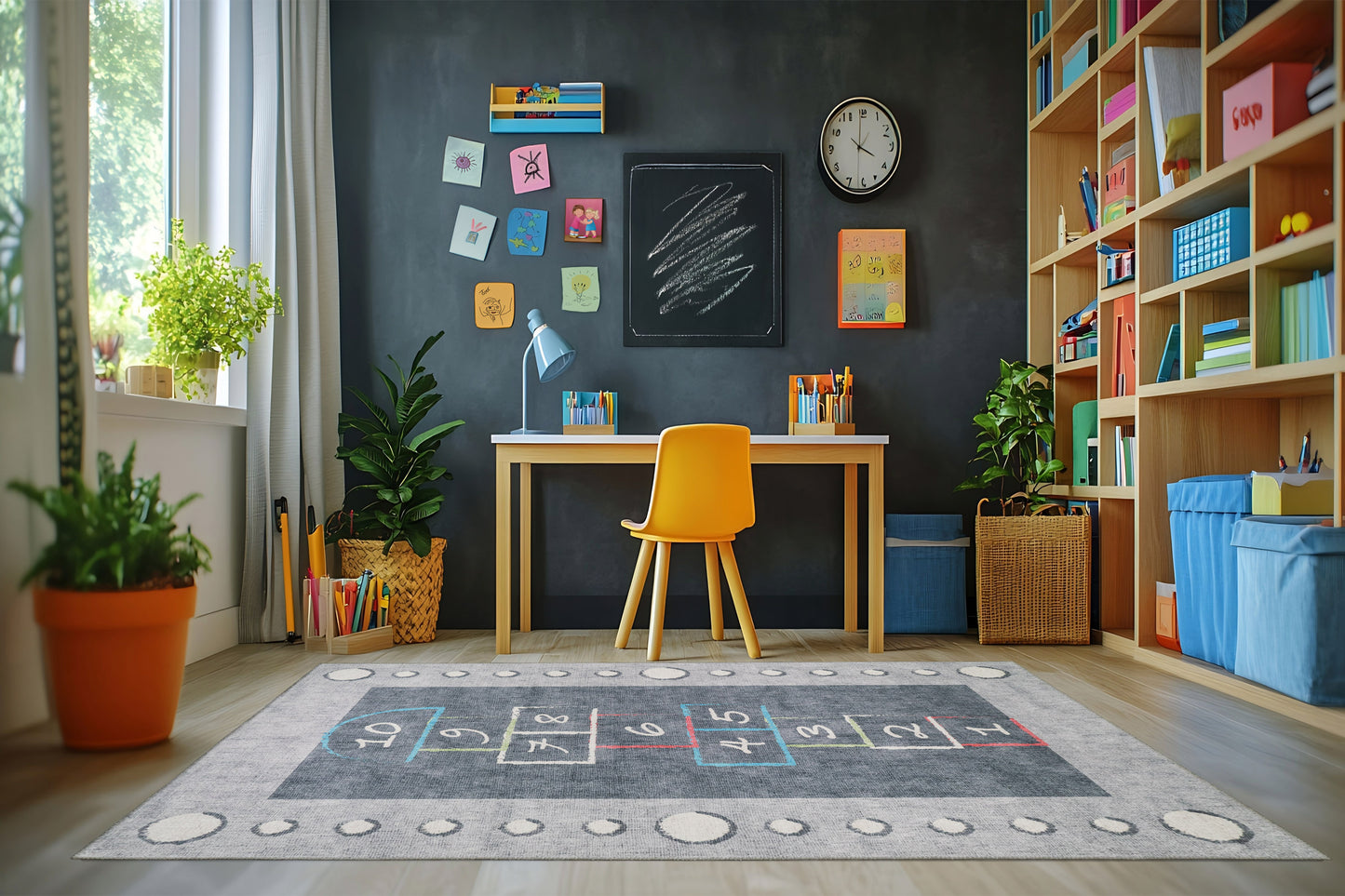 Kidz 8083-909 Grey/Multi Area Rug