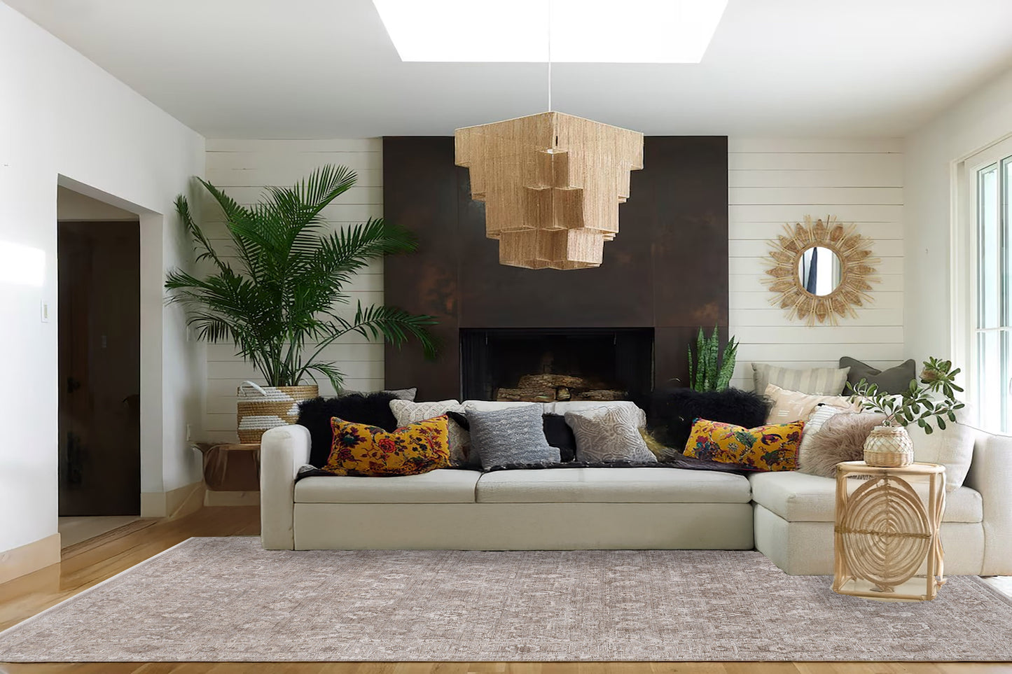 Lara 14620-889 Brown/Grey Area Rug