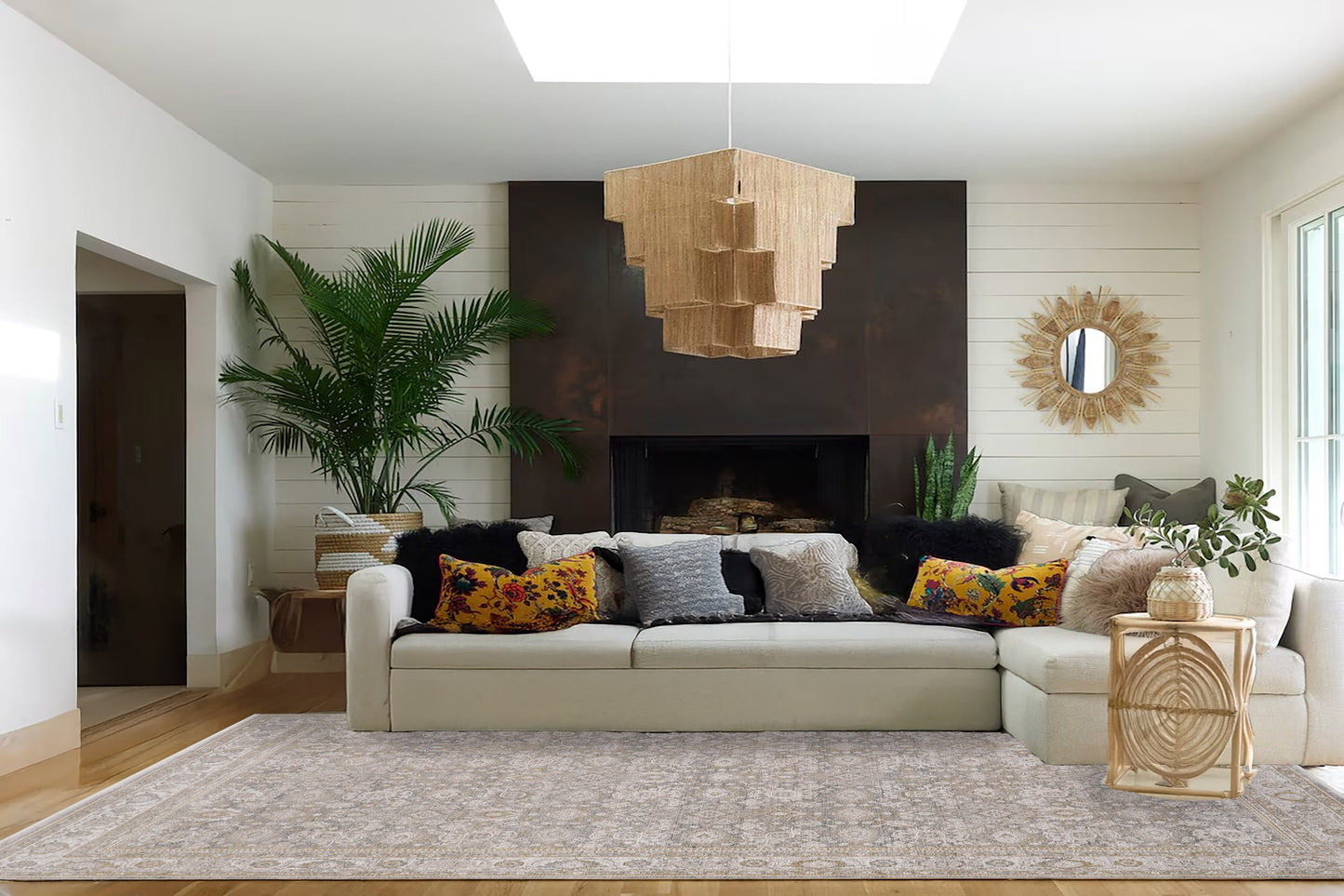 Lara 14623-891 Beige/Grey/Cream Area Rug