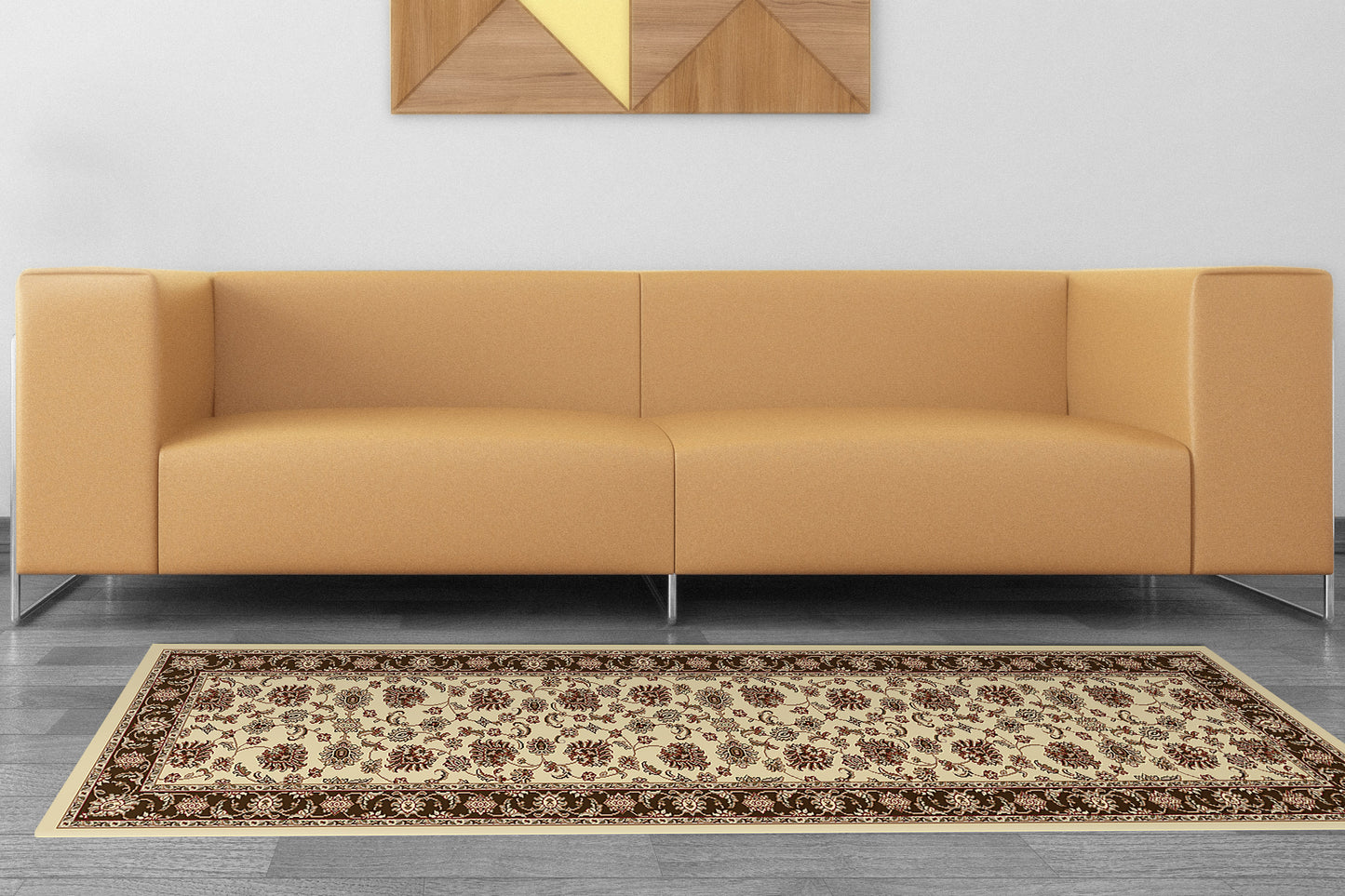 Legacy 58020-160 Cream/Brown Area Rug