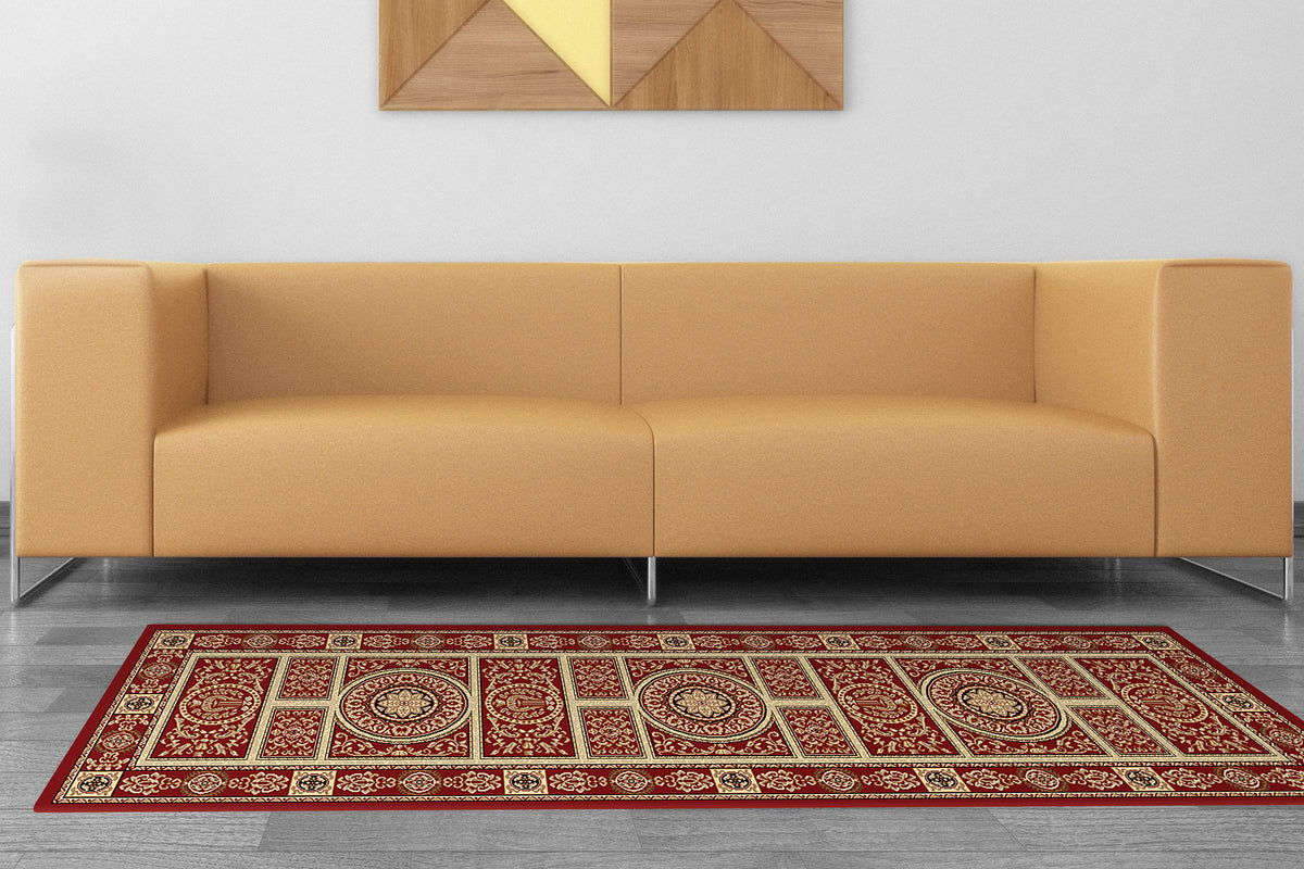 Legacy 58021-330 Red Area Rug