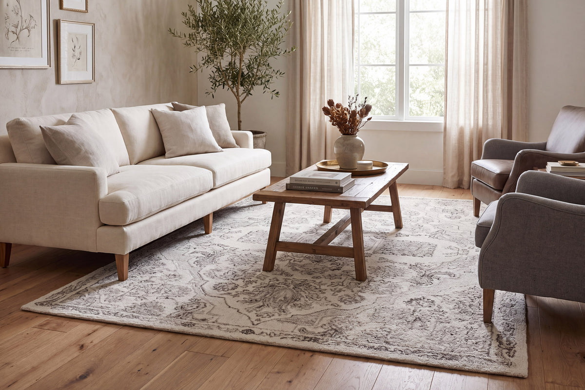 Legend 7485-110 Ivory/Natural Area Rug
