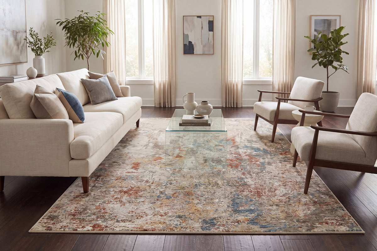 Luminous 17607-199 Cream/Multi Area Rug