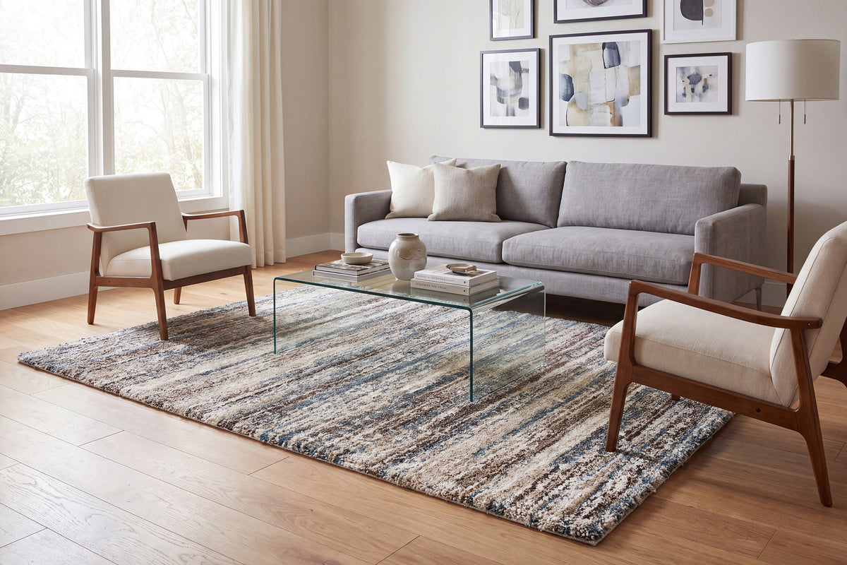 Mehari 23094-6959 Blue/Ivory Area Rug