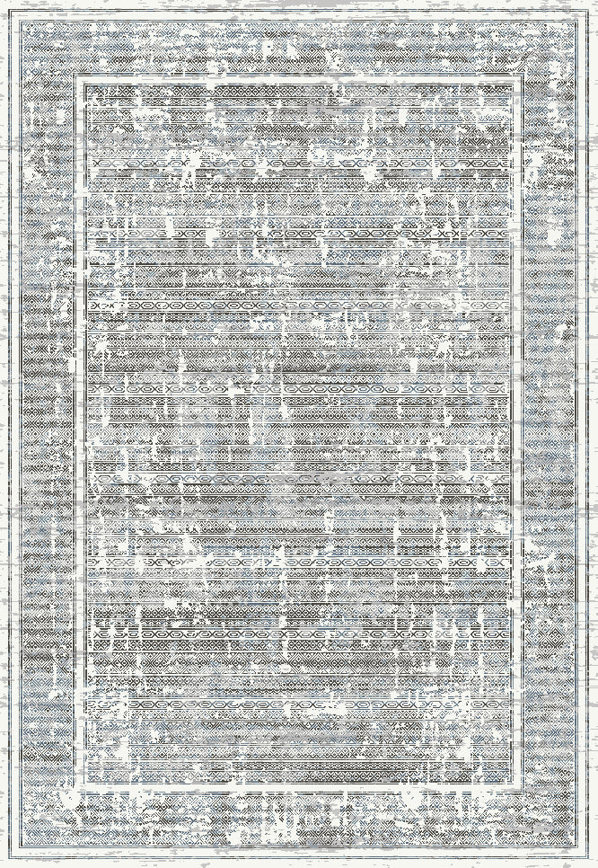 Melbourne 8162-951 Grey/Blue/Ivory Area Rug