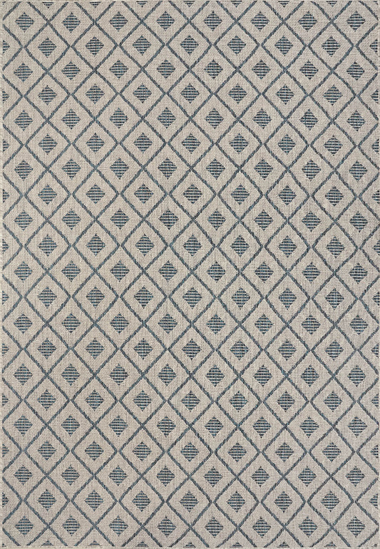 Melissa 4232-950 Grey/Blue Area Rug