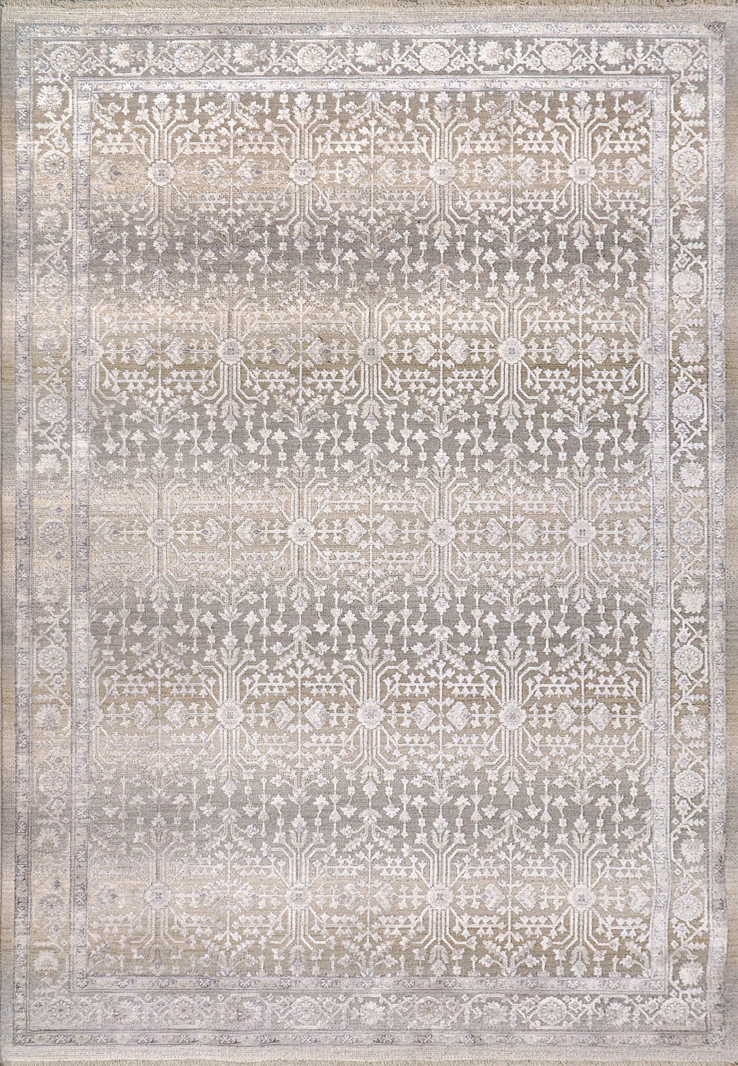 Mesa 9740-198 Cream/Grey/Beige Area Rug